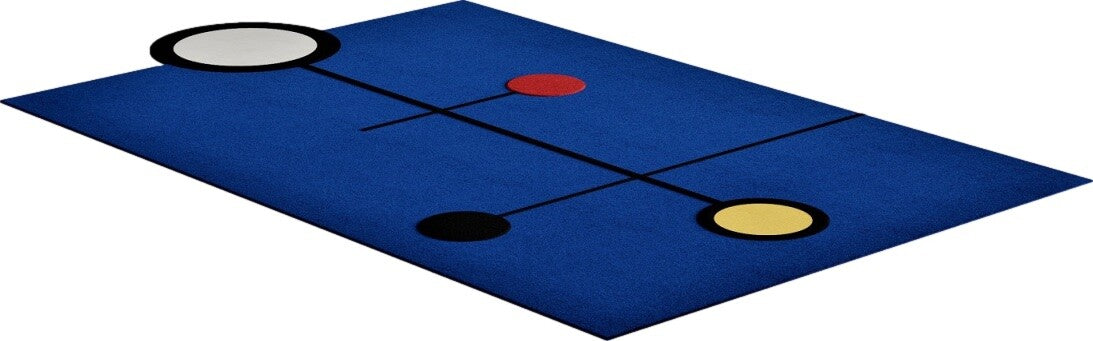BALLU blue carpet