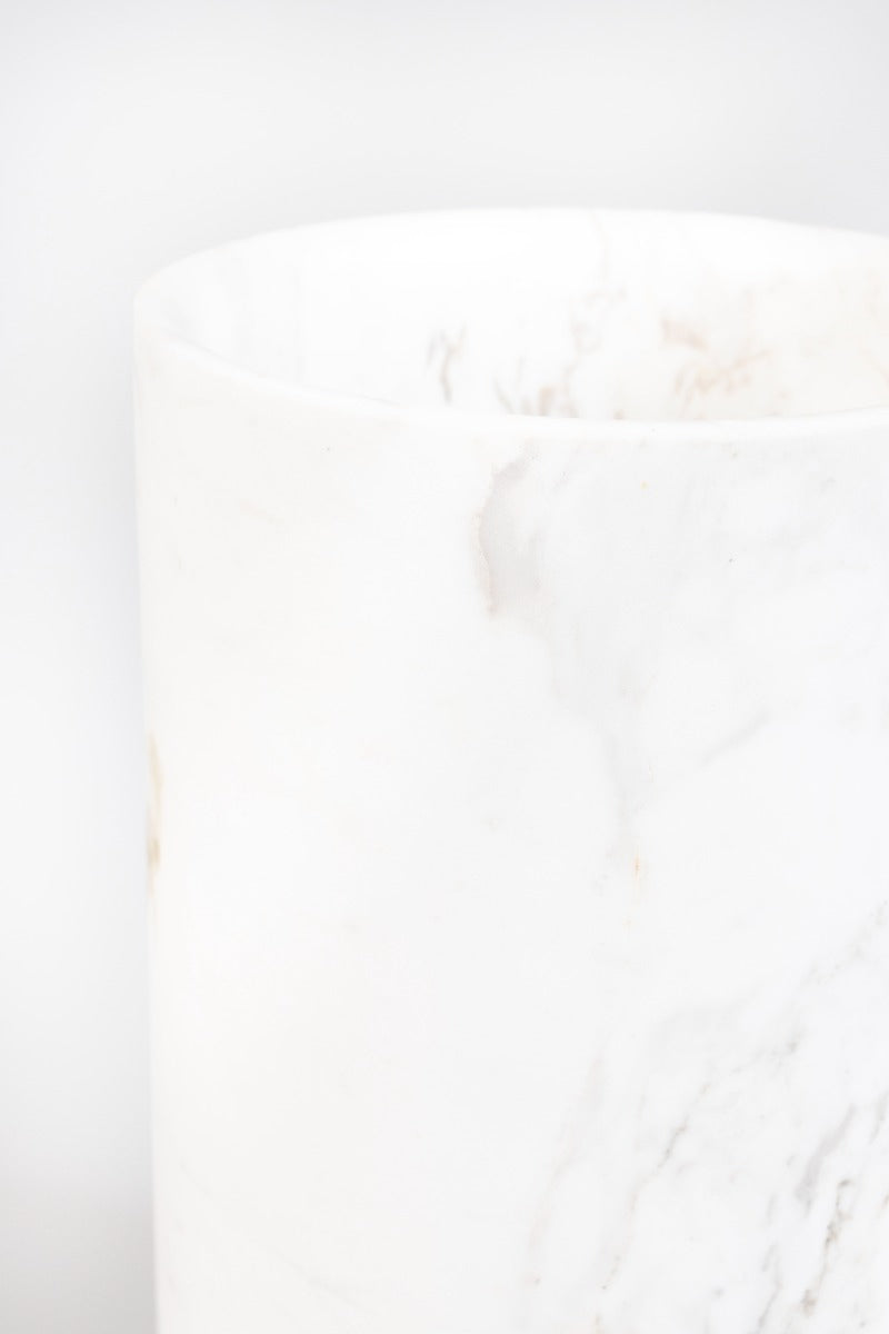 Vase FAJEN white marble