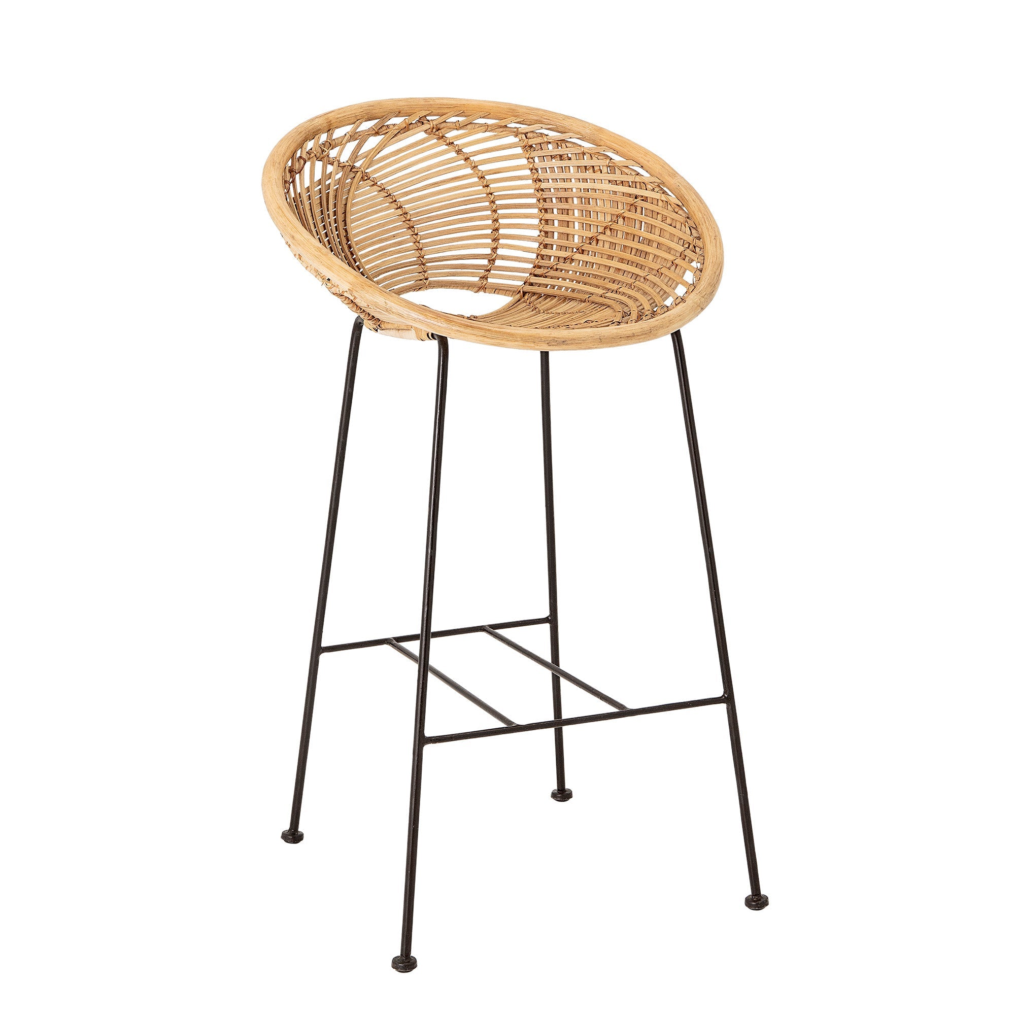 Bar stool YOEN rattan, Bloomingville, Eye on Design