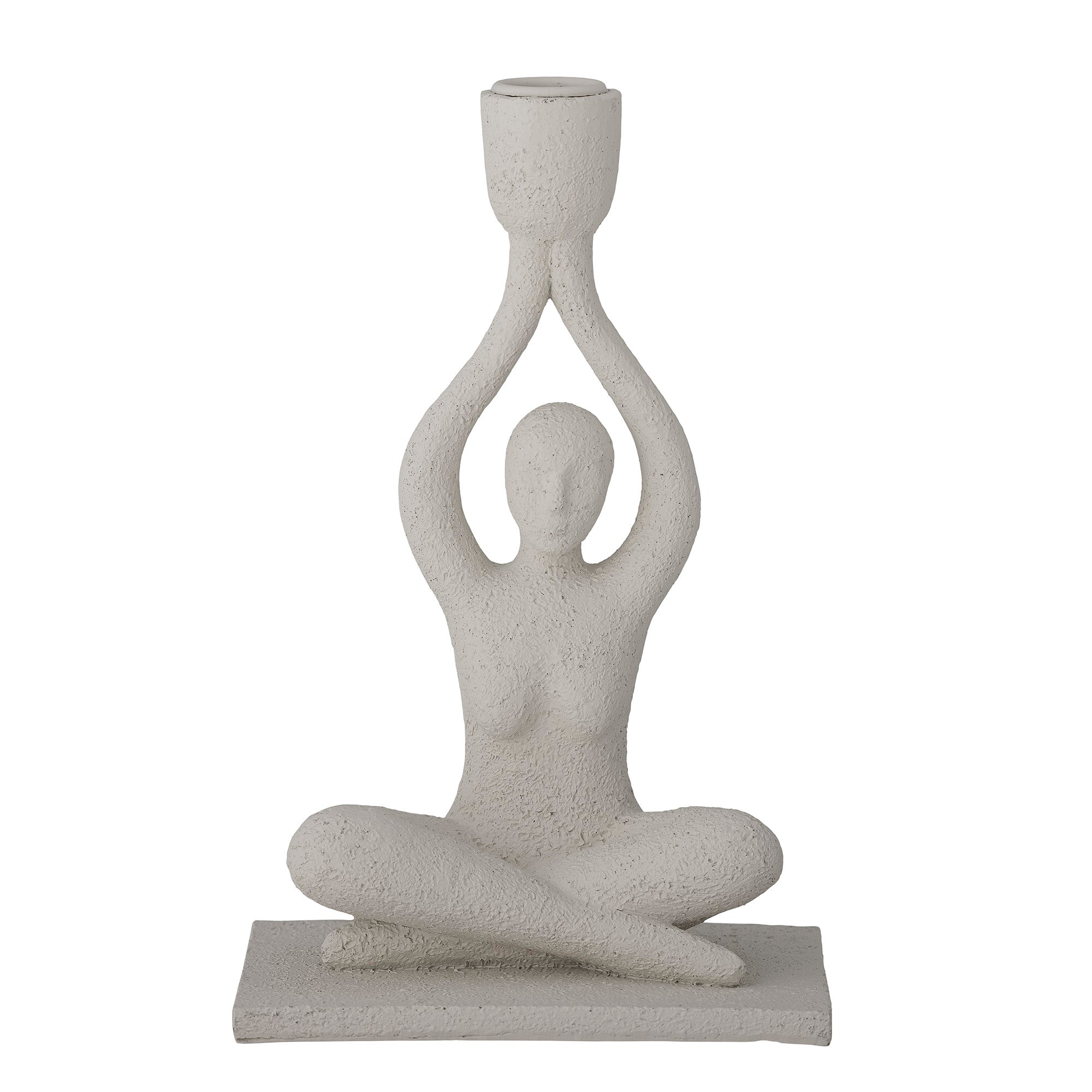 Lucie is a delicate candlestick, made entirely of Polyzwica, which will give elegance to any room. It presents a woman practicing yoga, referring to mute and relaxation. Its rough surface makes him want to touch him all the time. A minimalist living room will like this decoration that will introduce some peace to it. Stressful in the office in the office in the Scandinavian climate will be softened.