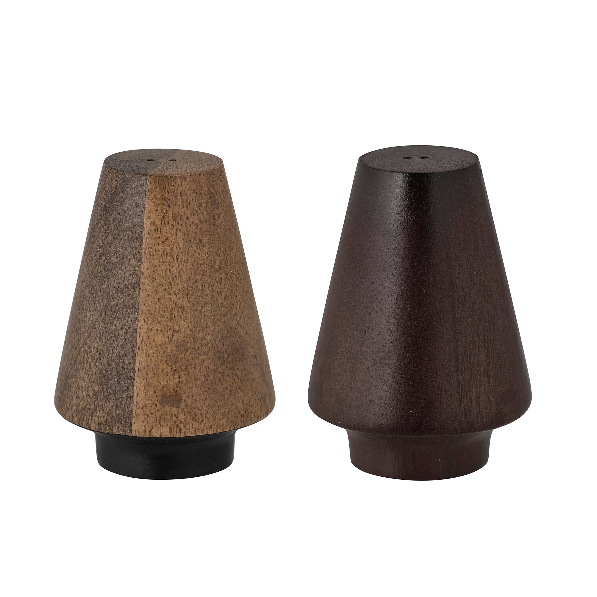 Daili is a modern set of pepper and salt shaker that will help you serve your favorite dishes. It was made of mango wood in two different colors, which ensures a beautiful contrast in the dining room with Scandinavian decor. The use of the plug from below allows easy and quick supplemented.