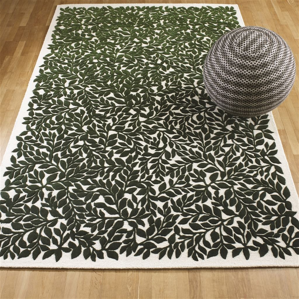 BOSQUET ROSEAU wool carpet