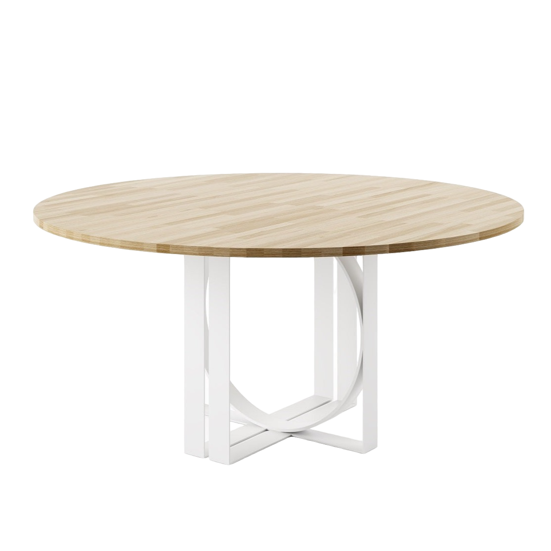 RING table oak top with white base, Absynth, Eye on Design