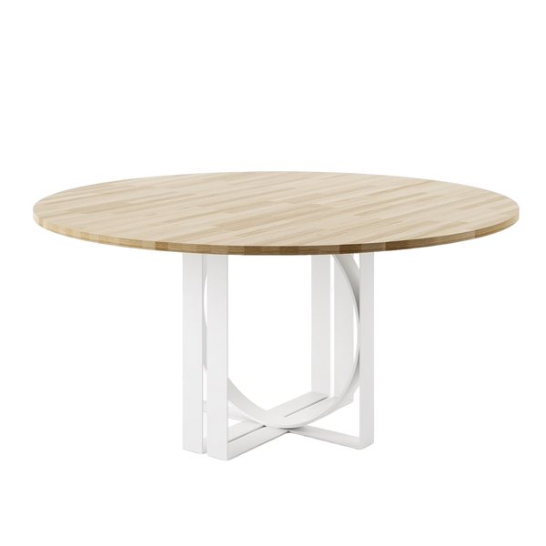 RING table oak top with white base, Absynth, Eye on Design