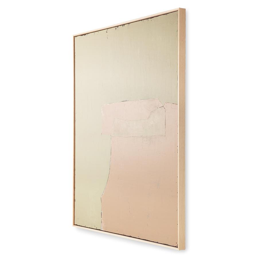 Abstract painting OLIVE/NUDE olive-pink, HKliving, Eye on Design