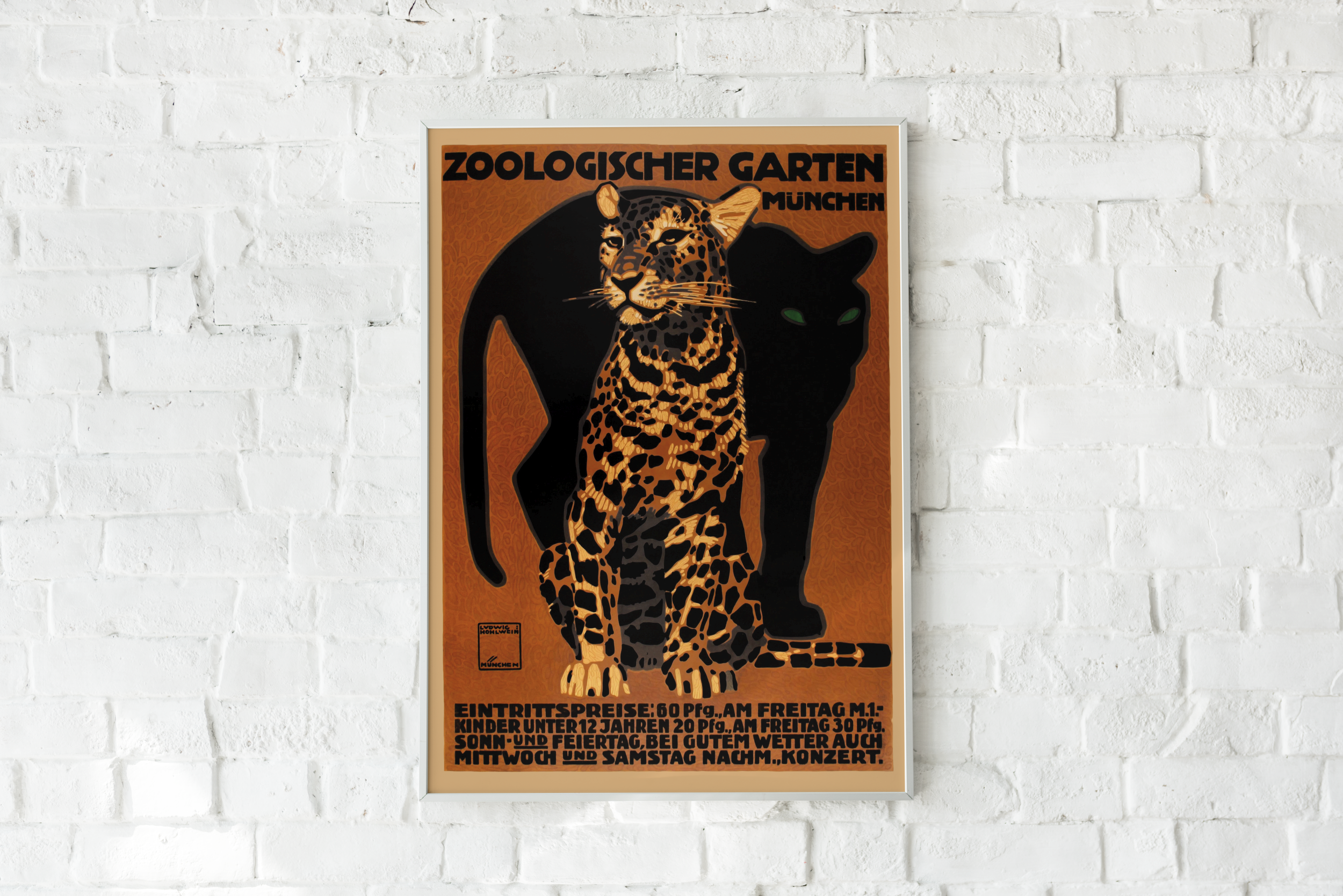ZOOLOGISCHER GARTEN poster, Eye on Design, Eye on Design