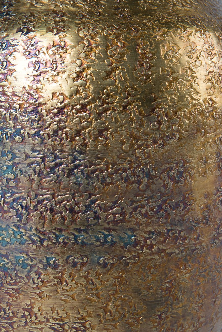 BAHIR vase antique brass