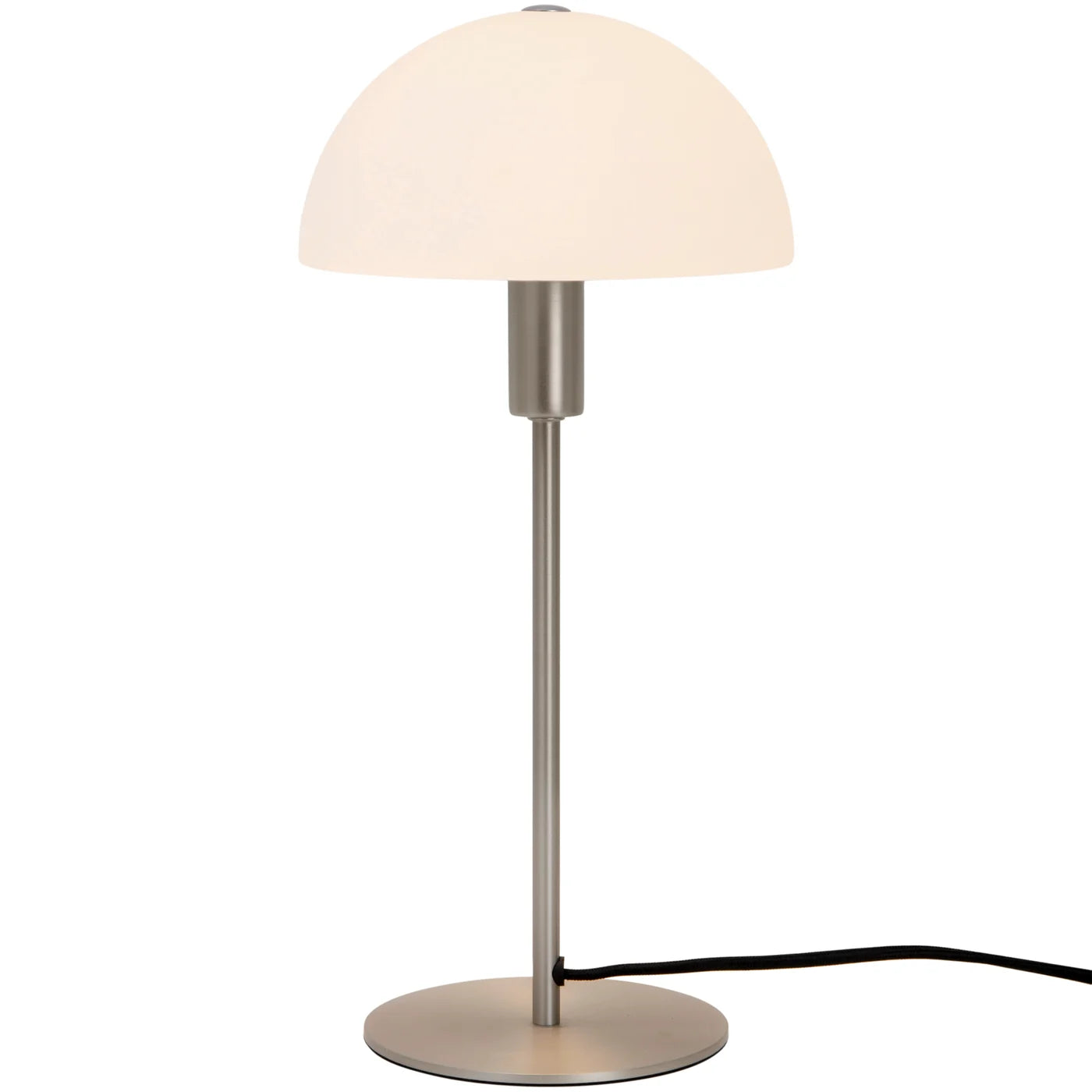 ELLEN table lamp silver with glass shade