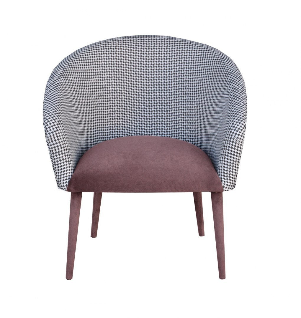 PLUM 2 armchair in quilted purple, Happy Barok, Eye on Design