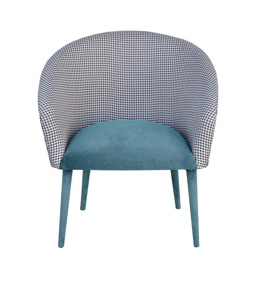 PLUM 2 armchair with blue polka dots, Happy Barok, Eye on Design