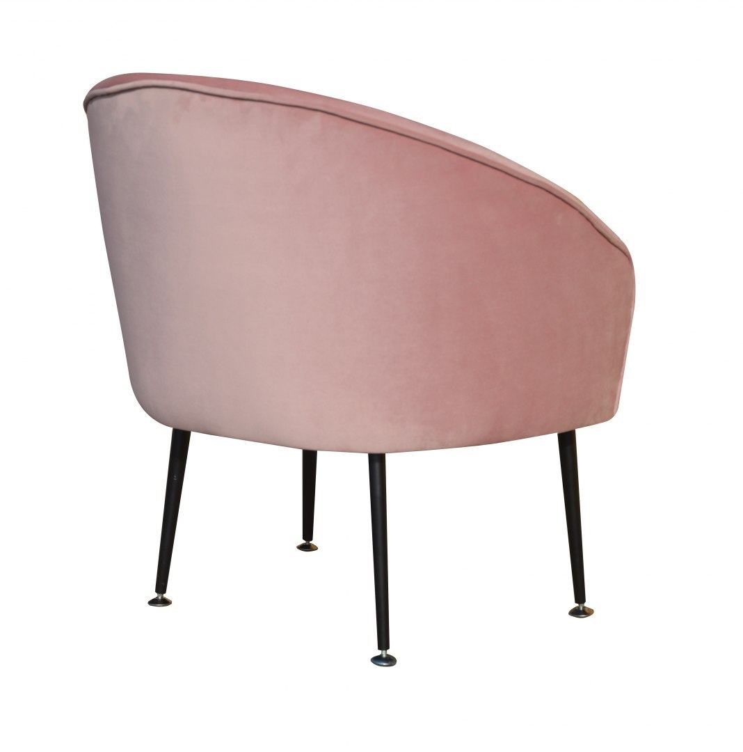PLUM 2 Sessel marineblau mit rosa Rückenlehne