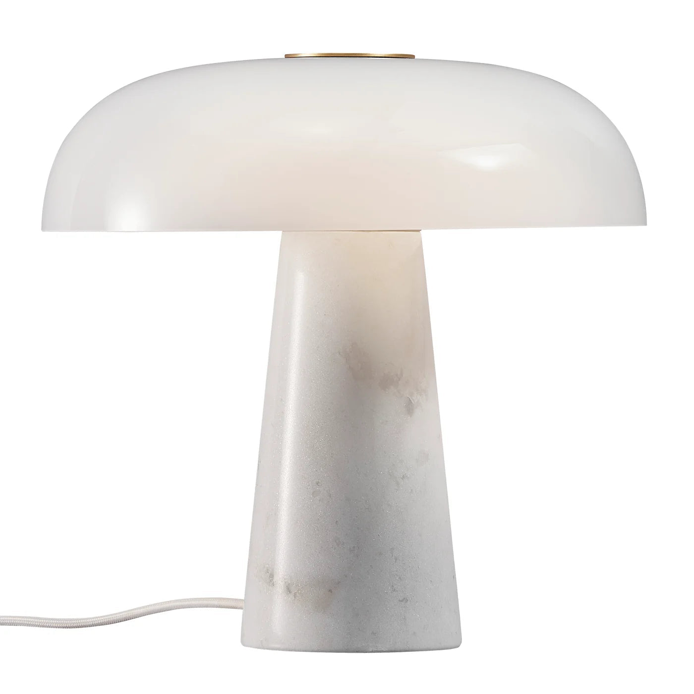 Tischlampe aus glänzendem Marmor