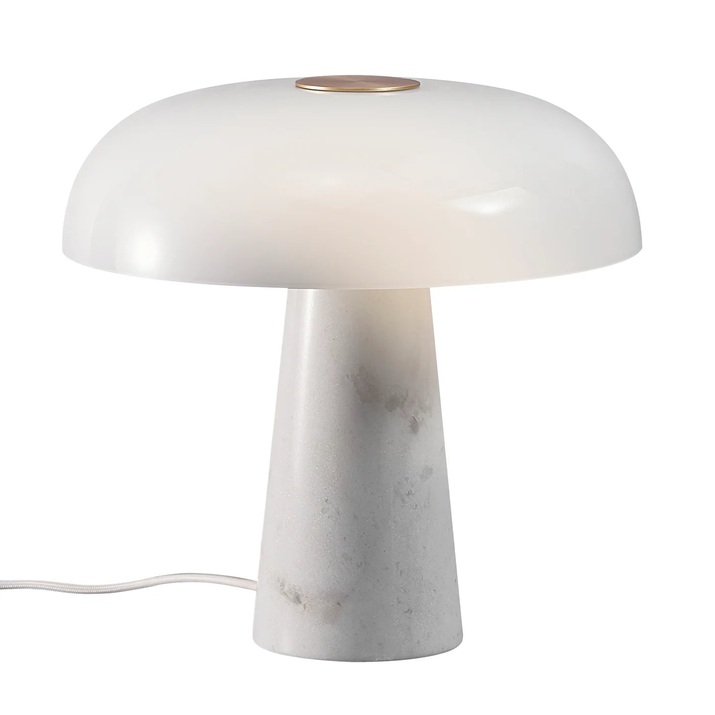 Tischlampe aus glänzendem Marmor