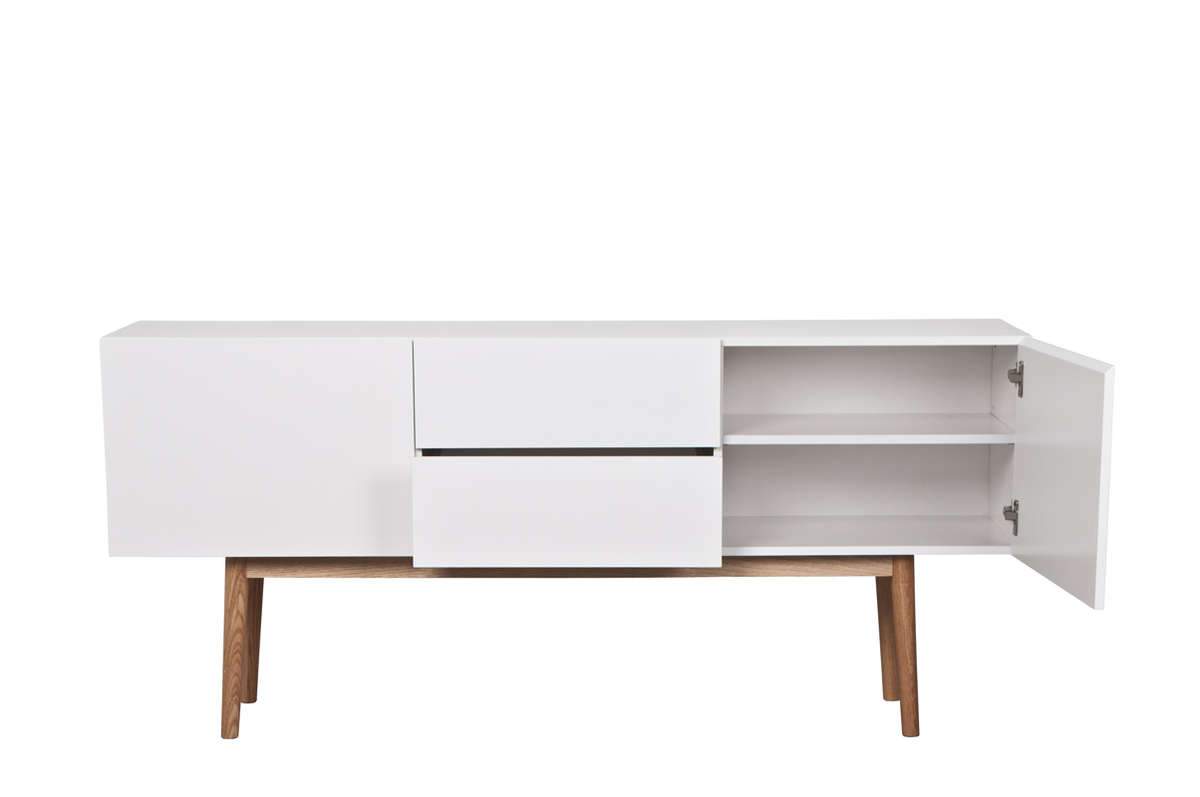 HIGH ON WOOD 2DR 2DO chest of drawers white, Zuiver, Eye on Design