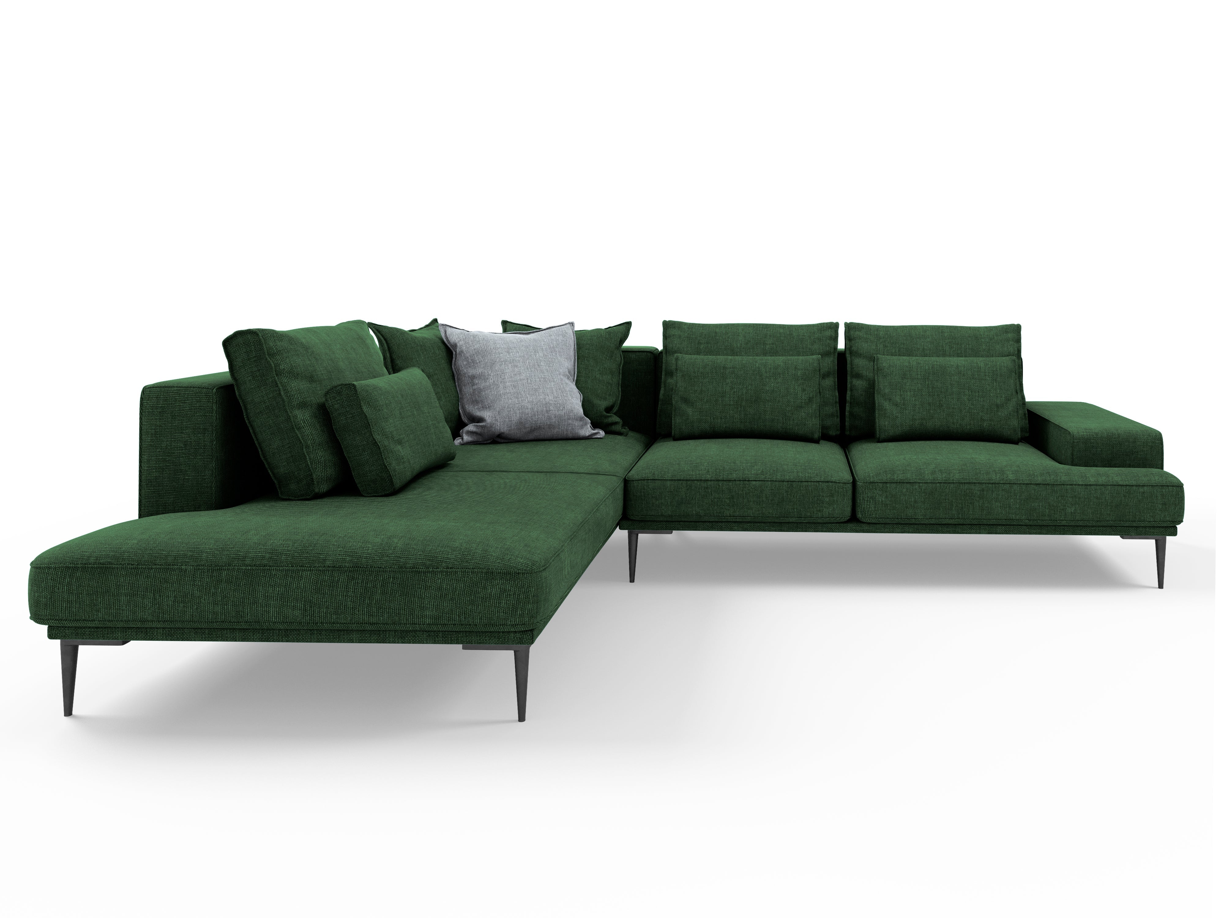 Left corner sofa LIEGE green