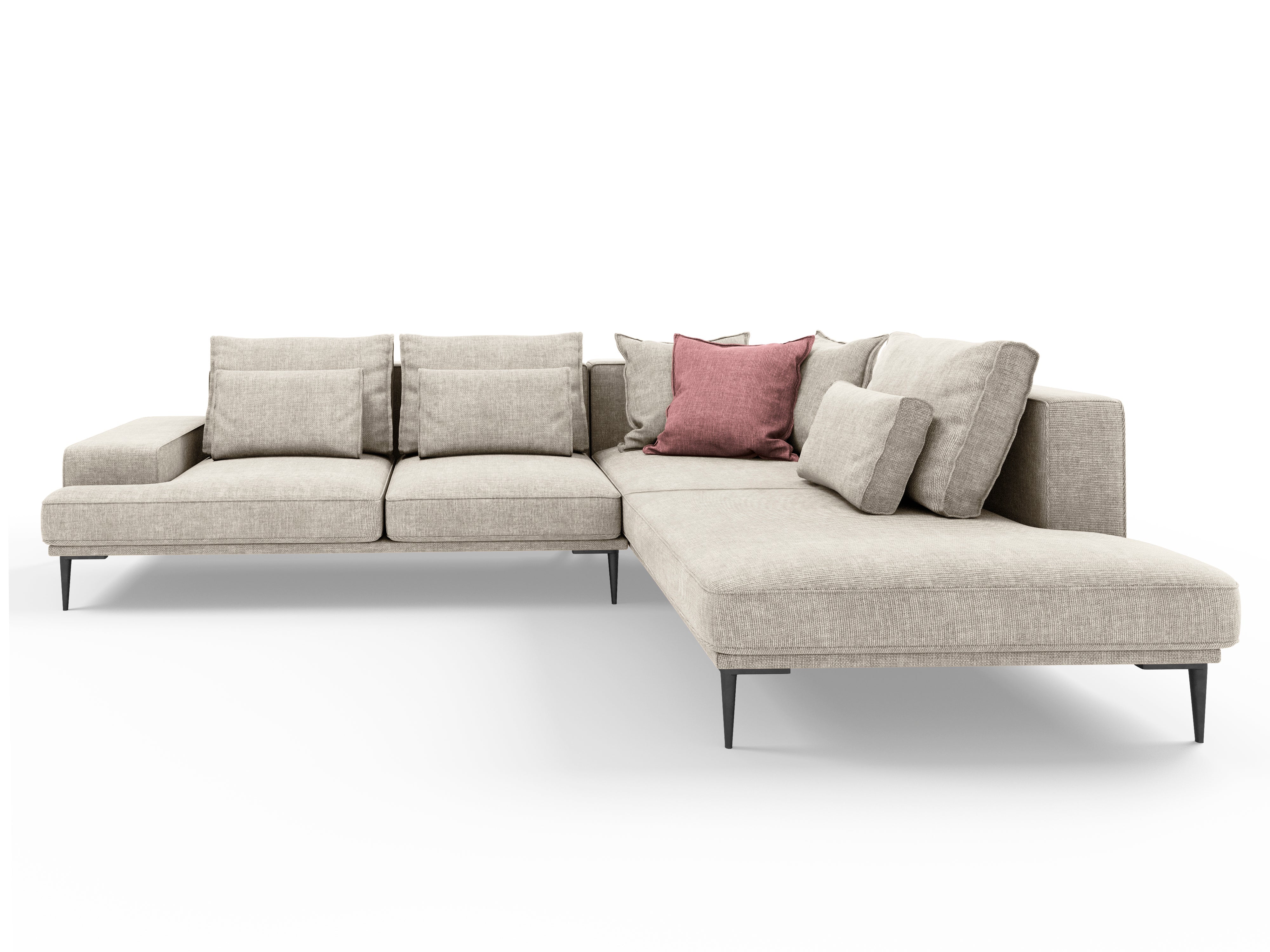 Right corner sofa LIEGE beige