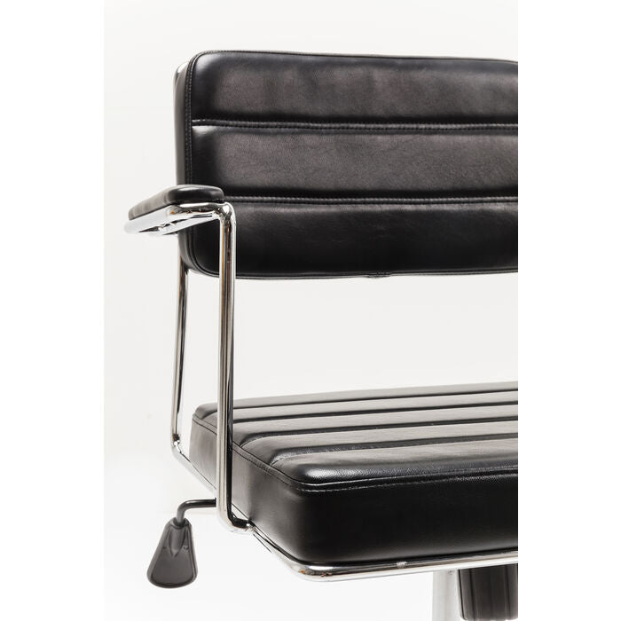 DOTTORE desk chair black eco leather