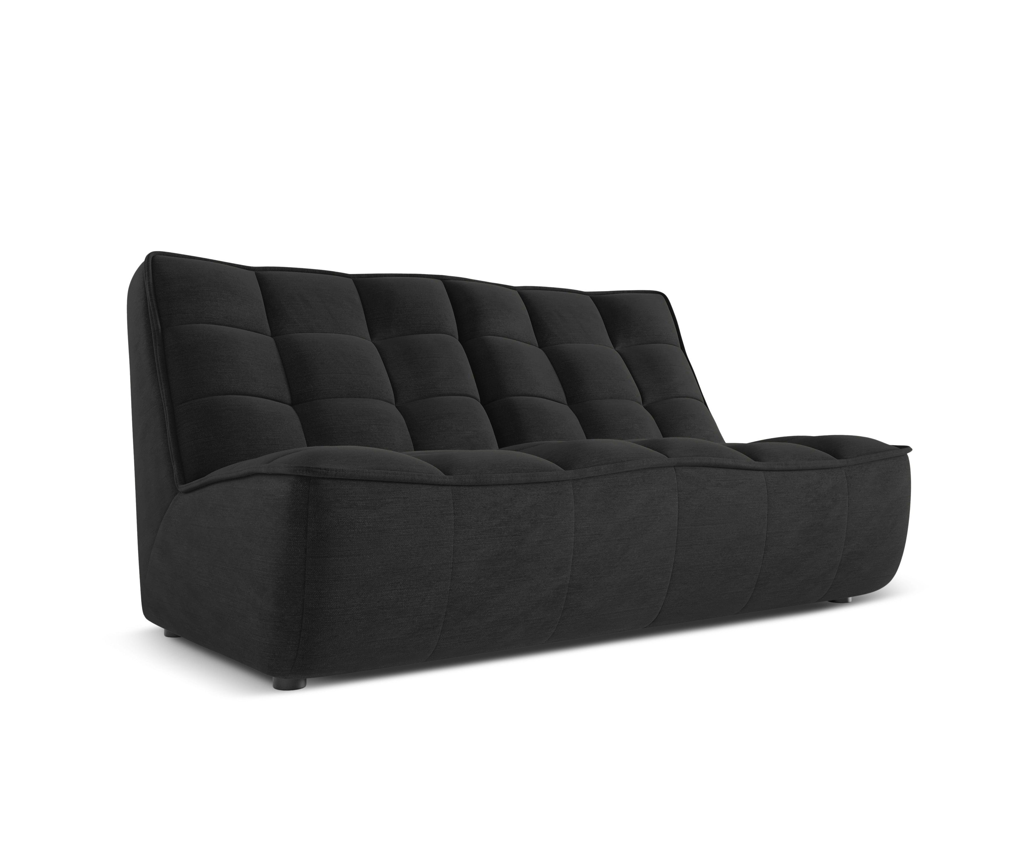 Sofa 2-osobowa MONI czarny melanż, Maison Heritage, Eye on Design