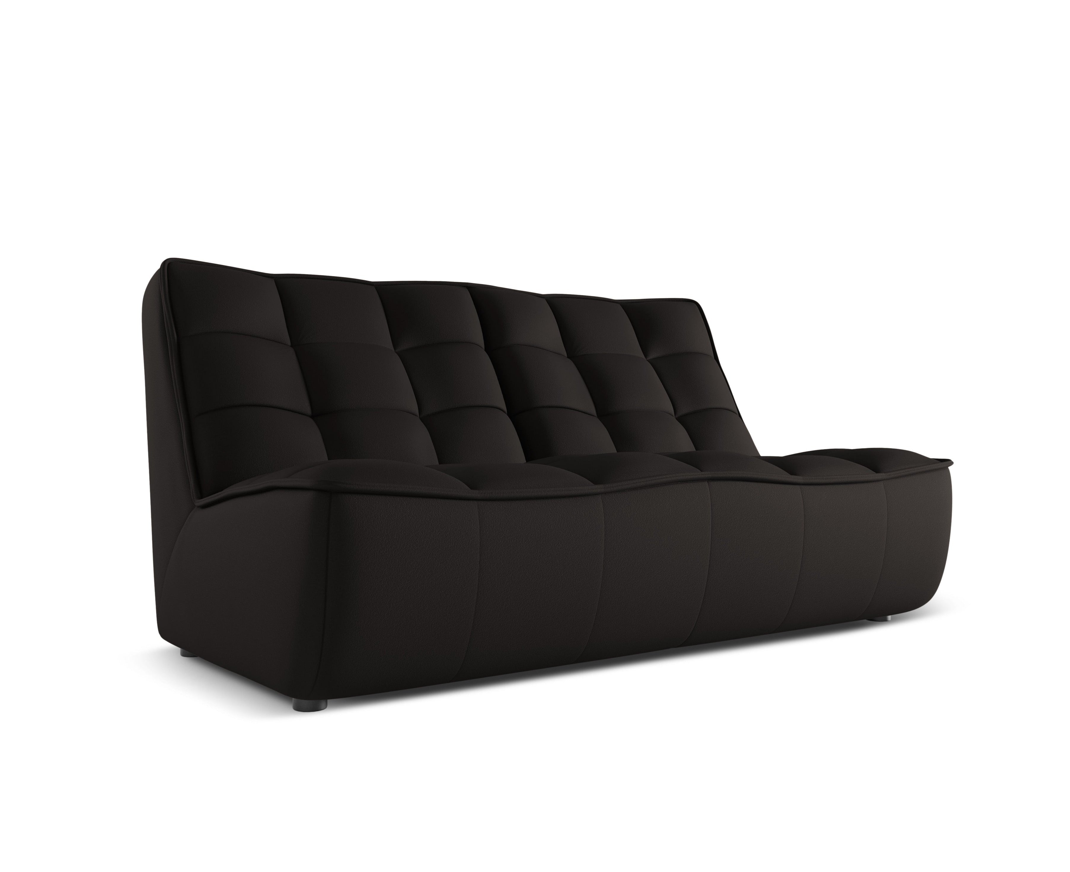 Sofa skórzana 2-osobowa MONI czarny, Maison Heritage, Eye on Design