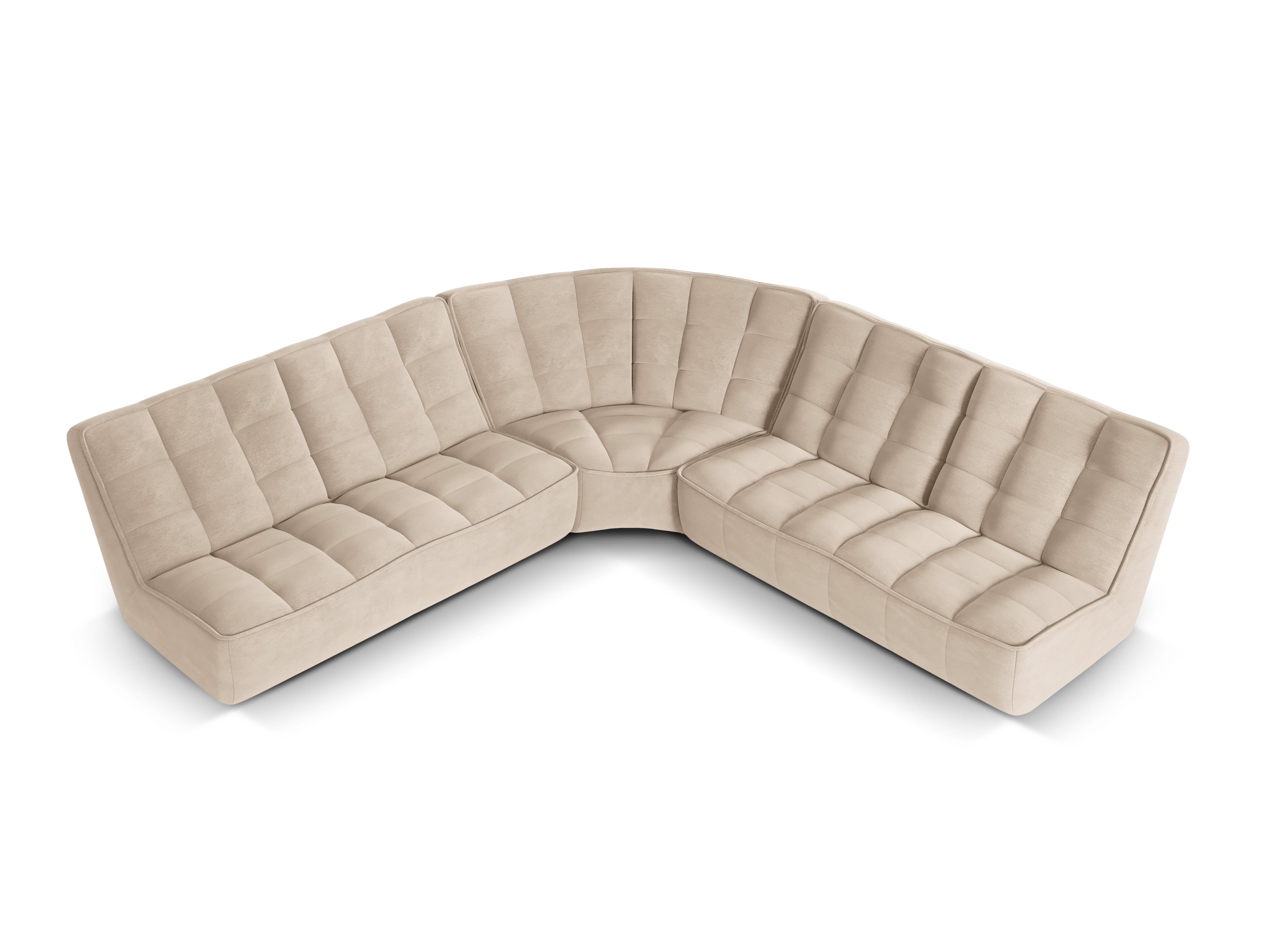 Symmetrical Modular Corner Sofa, "Moni", 6 Seats, 284x284x91
Made in Europe, Maison Heritage, Eye on Design
