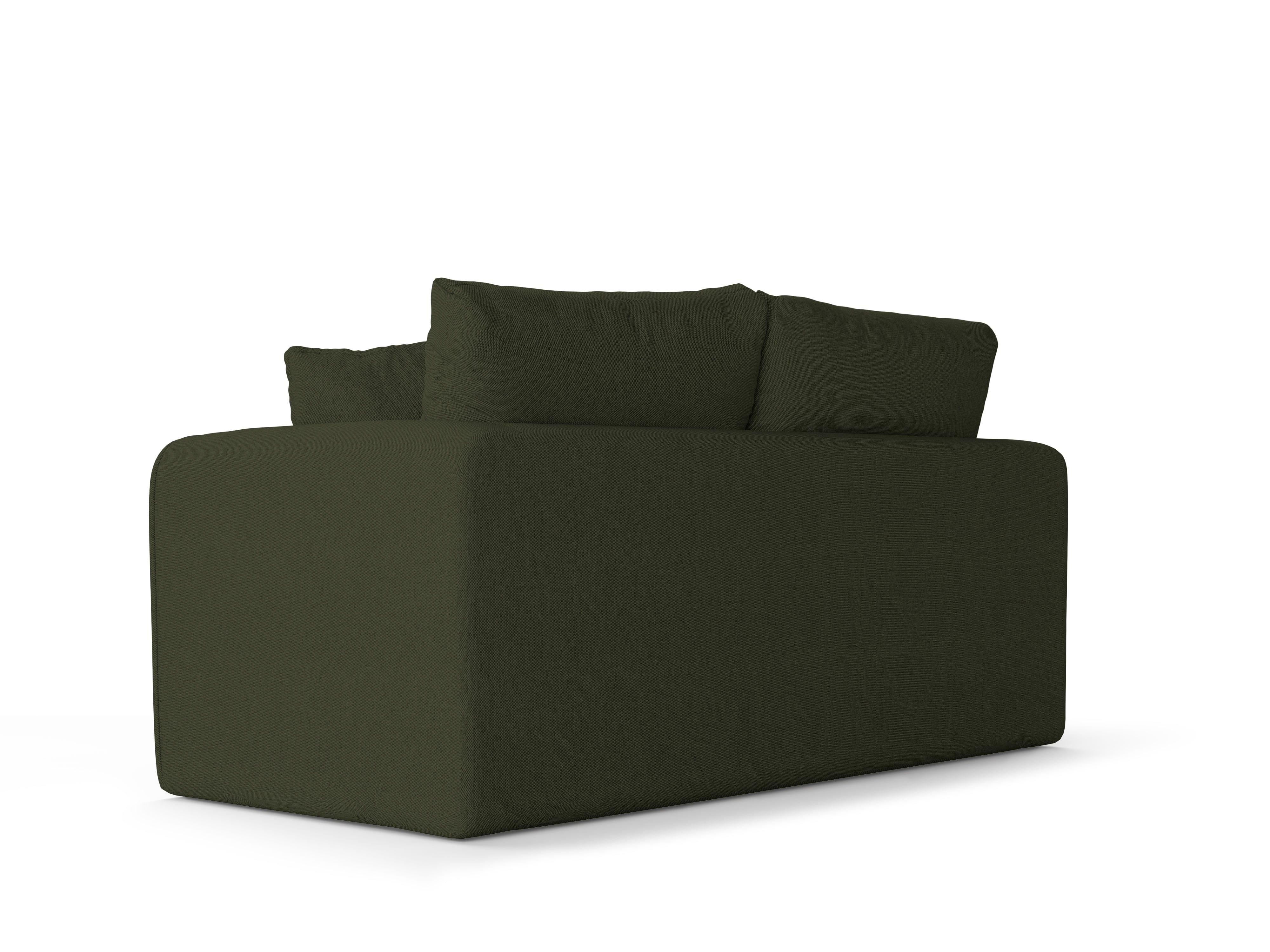 Sofa 2-osobowa z funkcją spania LIDO ciemnozielony Micadoni    Eye on Design