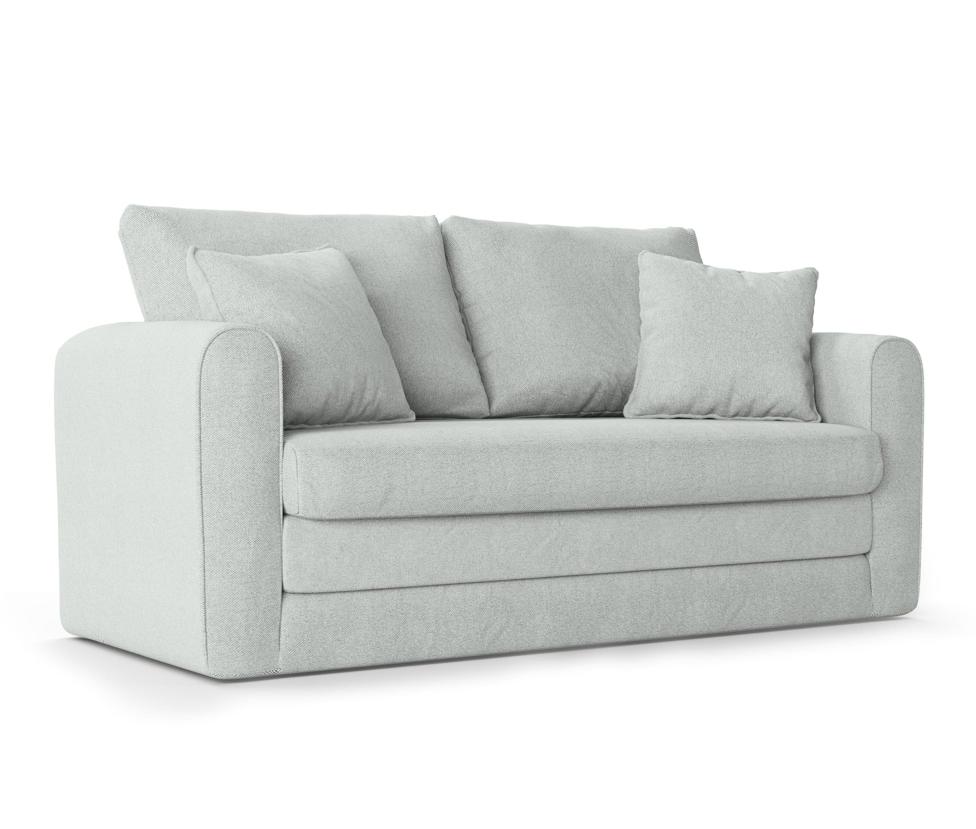 Sofa 2-osobowa z funkcją spania LIDO błękitny Micadoni    Eye on Design