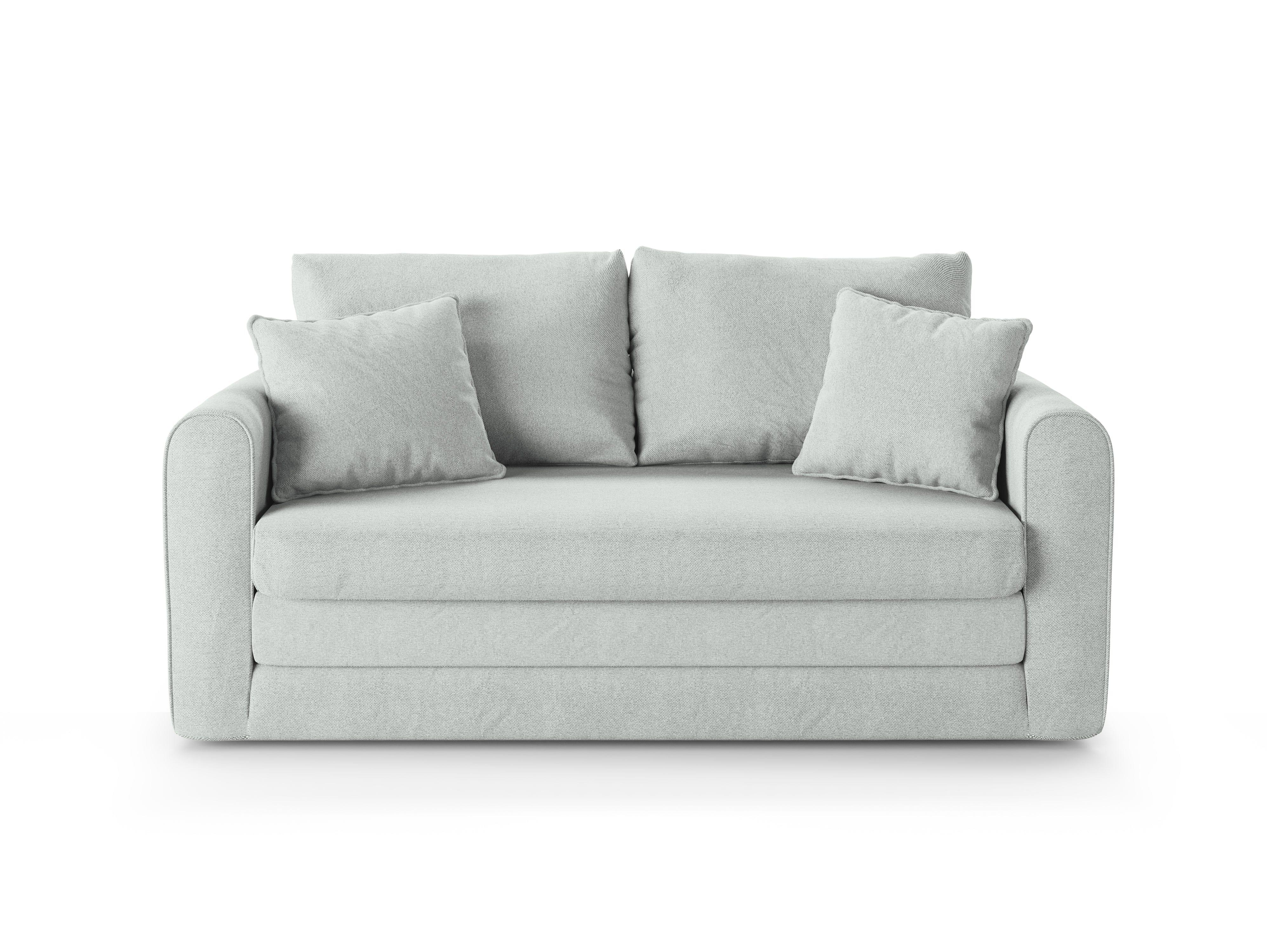 Sofa 2-osobowa z funkcją spania LIDO błękitny Micadoni    Eye on Design