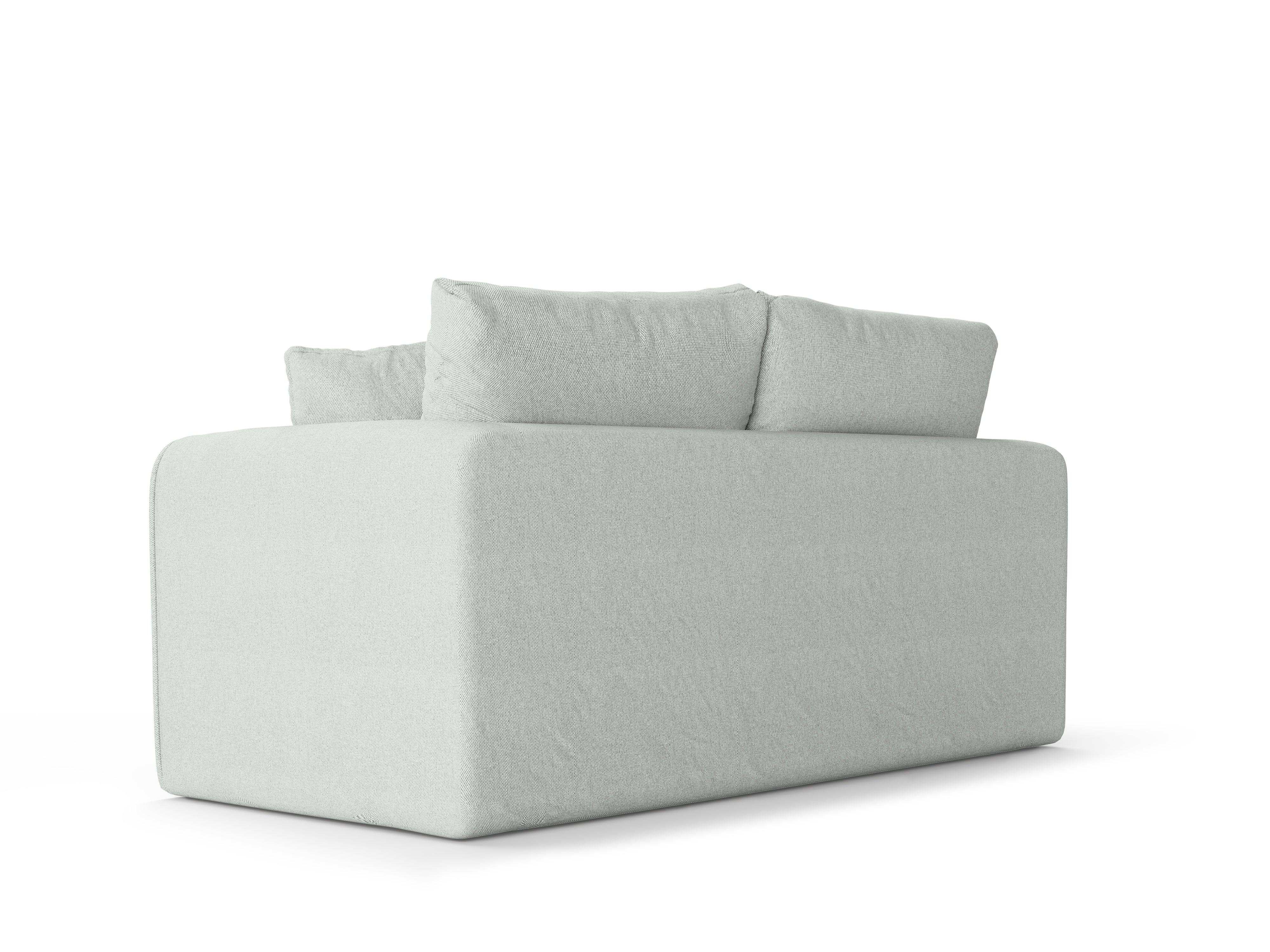 Sofa 2-osobowa z funkcją spania LIDO błękitny Micadoni    Eye on Design