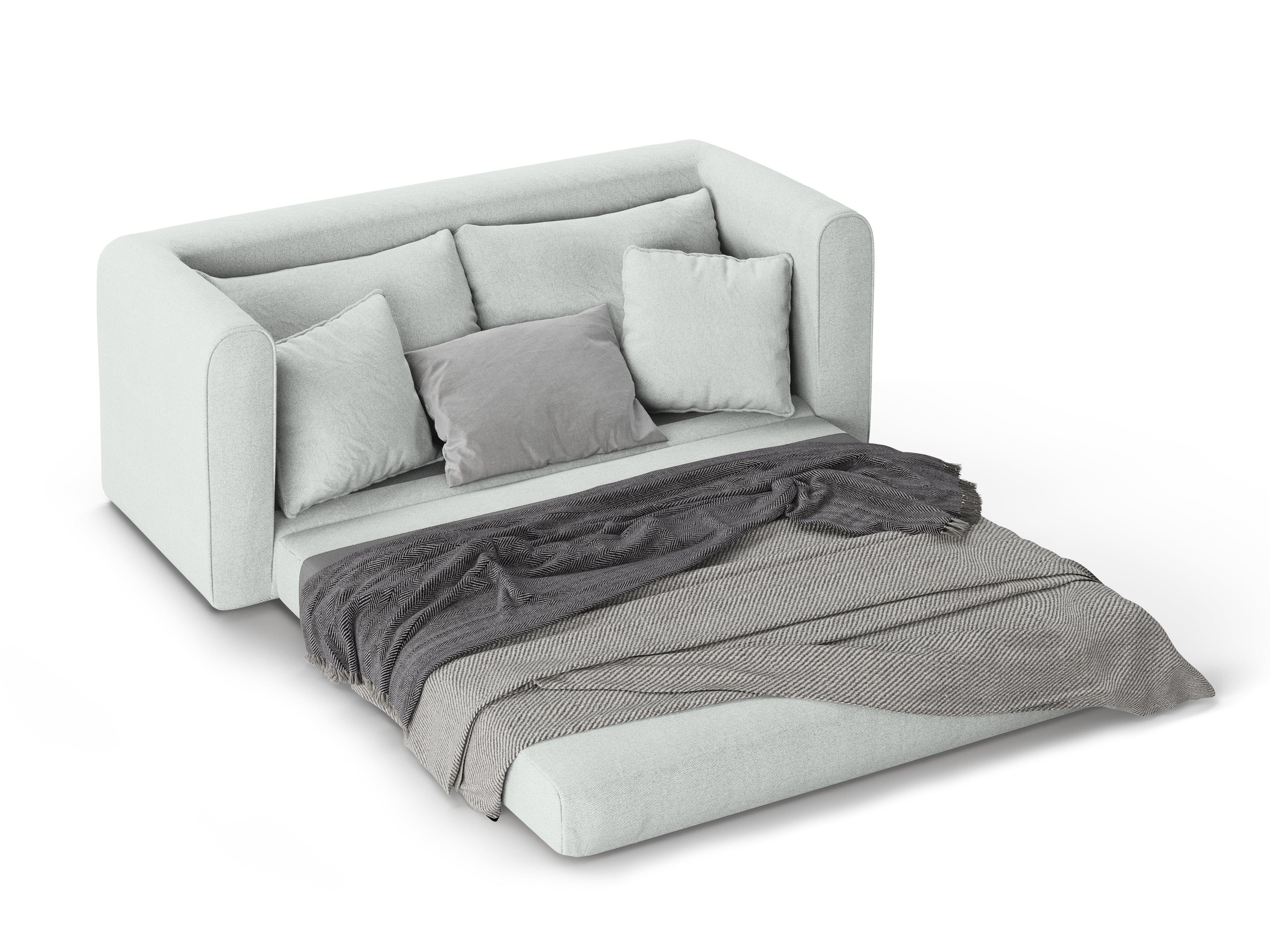 Sofa 2-osobowa z funkcją spania LIDO błękitny Micadoni    Eye on Design