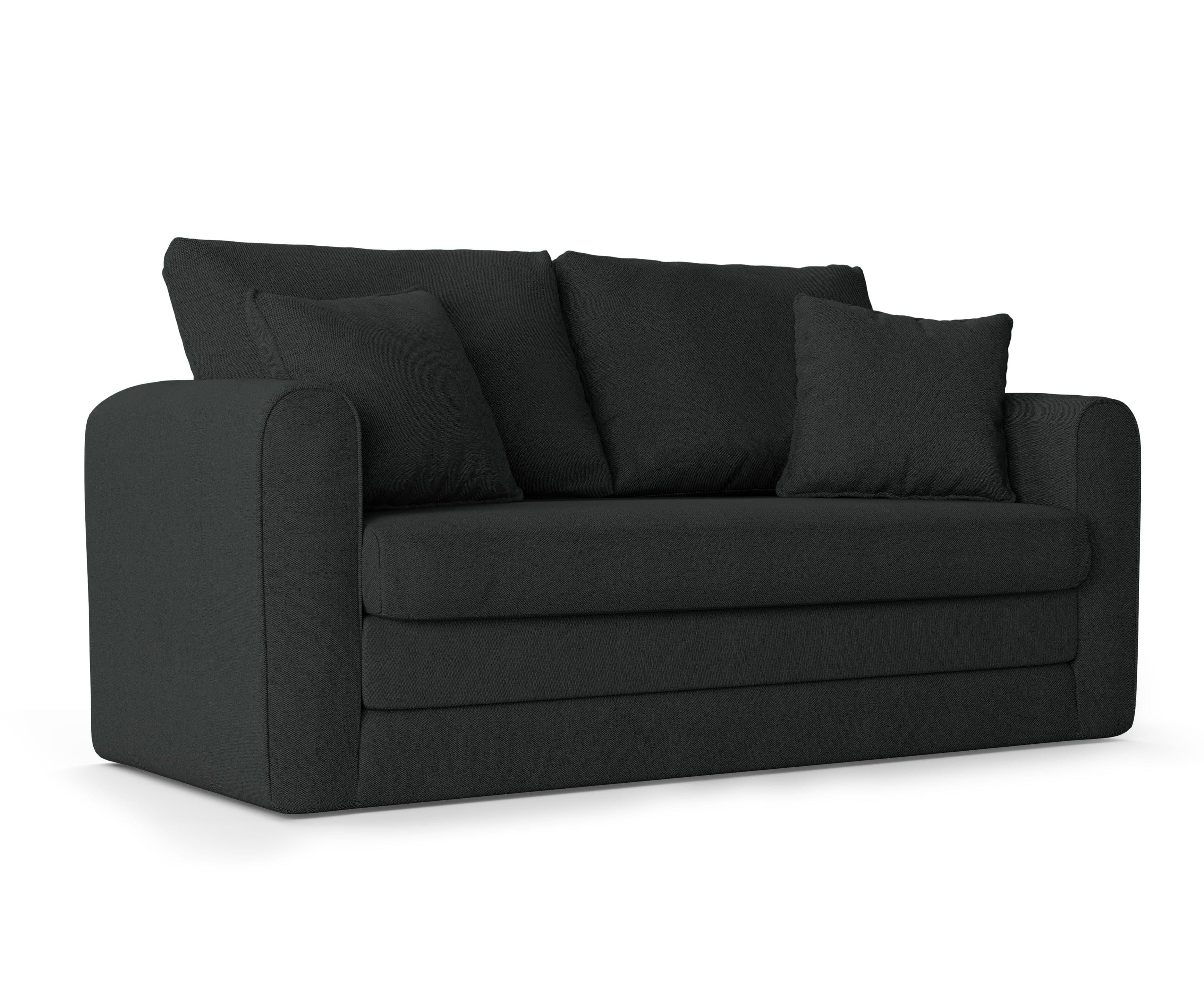 Sofa 2-osobowa z funkcją spania LIDO ciemnoszary Micadoni    Eye on Design
