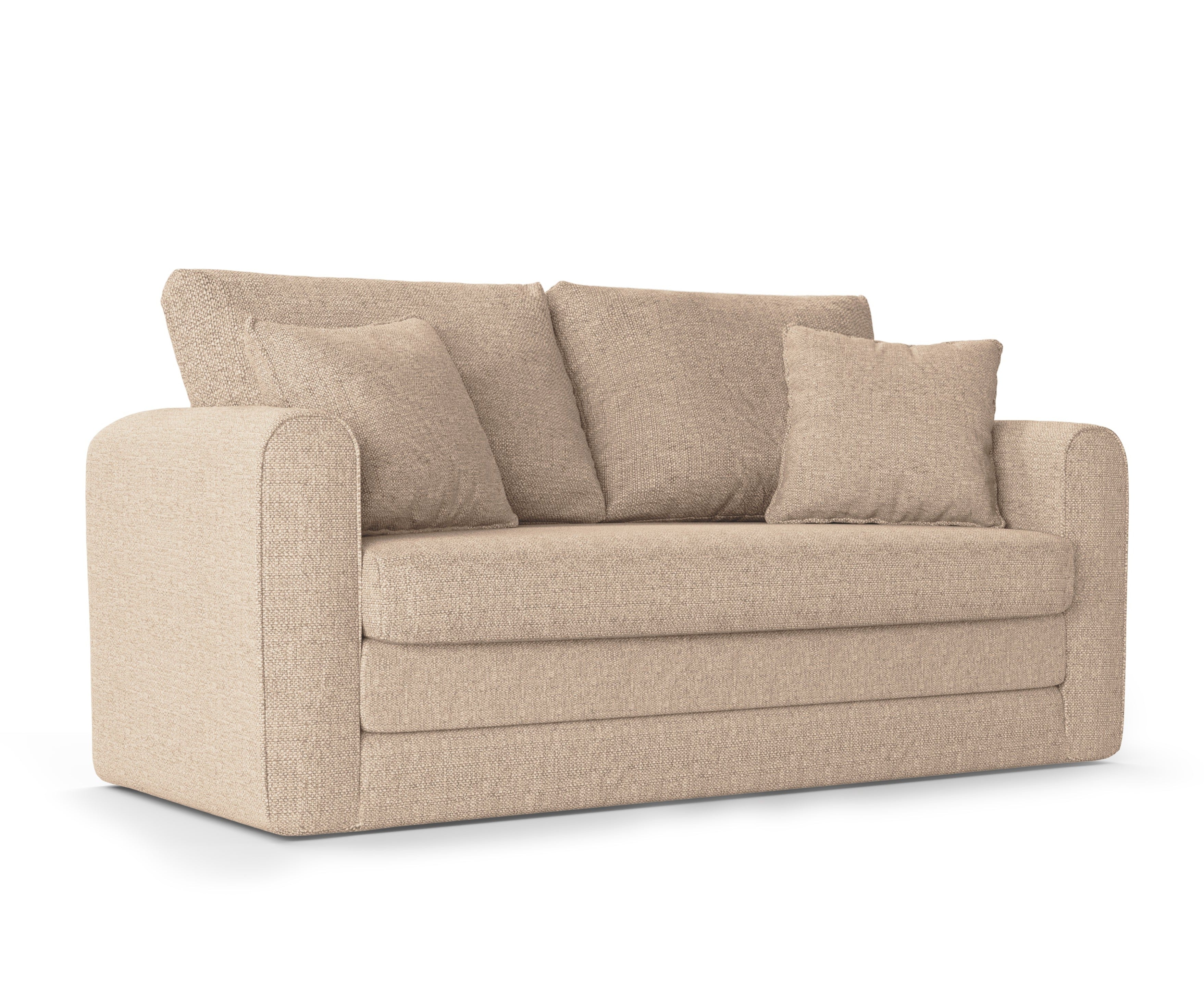 [BRAK] Sofa 2-osobowa z funkcją spania LIDO jasnobeżowy Micadoni    Eye on Design