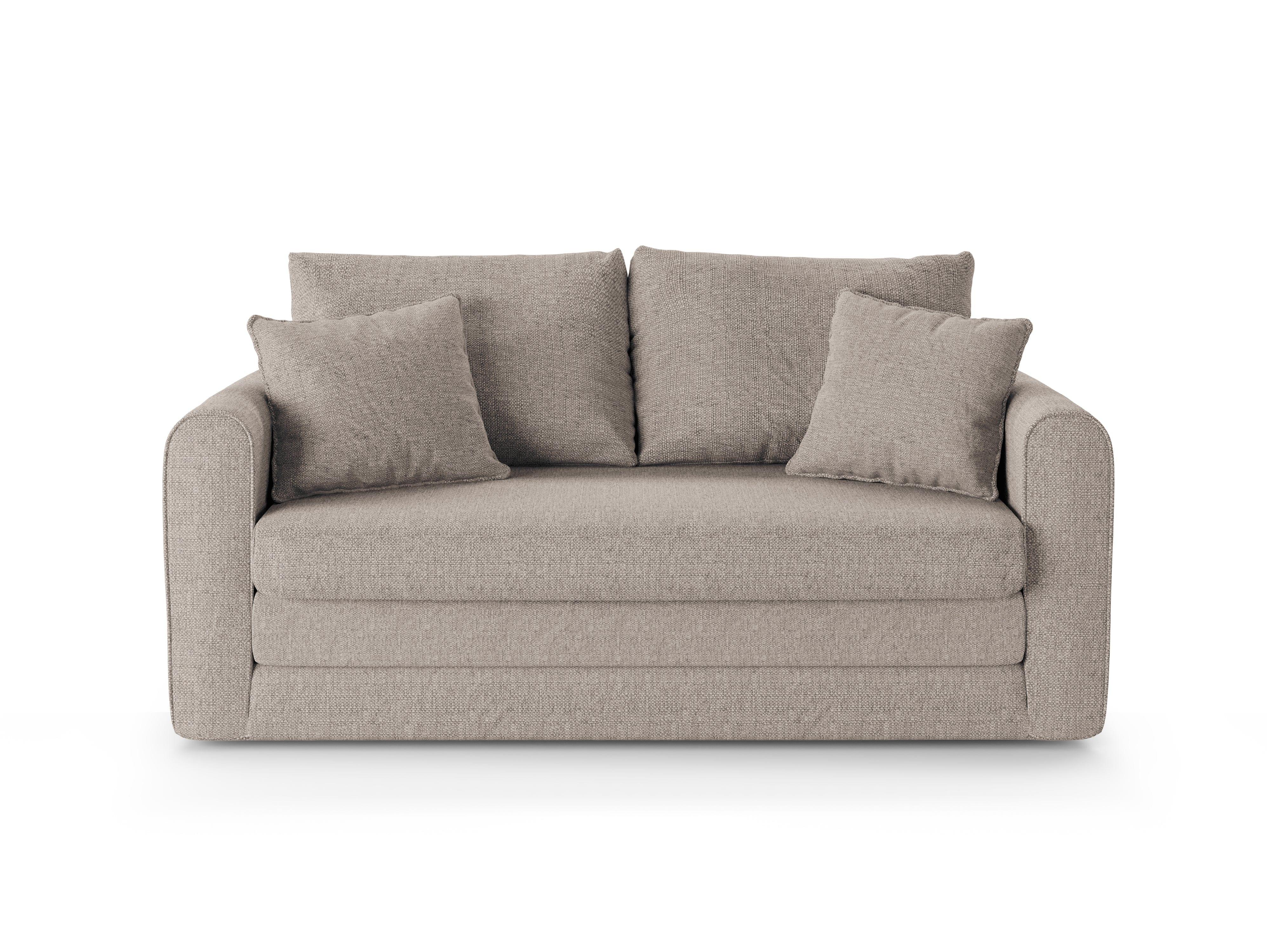 Sofa 2-osobowa z funkcją spania LIDO jasnoszary Micadoni    Eye on Design
