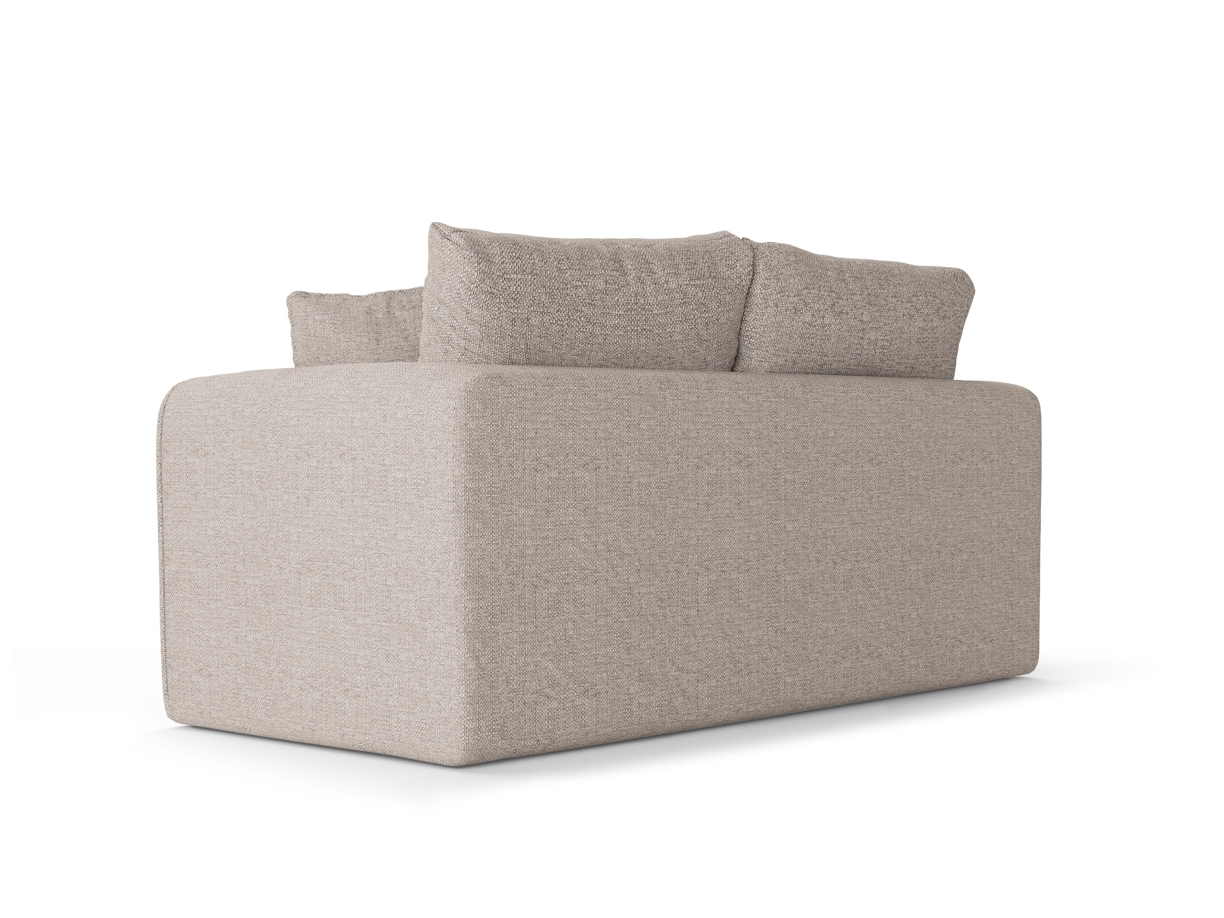 Sofa 2-osobowa z funkcją spania LIDO jasnoszary Micadoni    Eye on Design