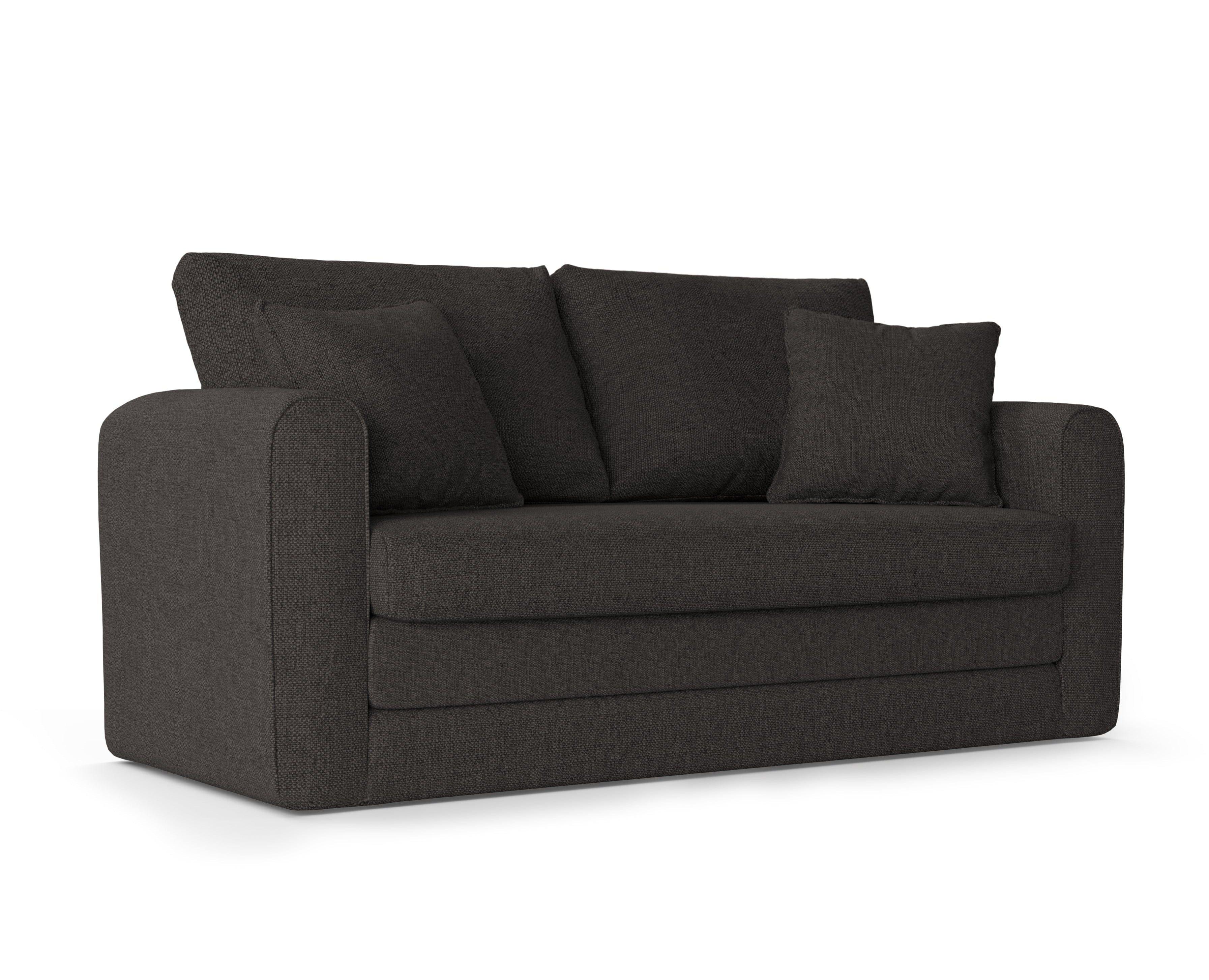 Sofa 2-osobowa z funkcją spania LIDO grafitowy Micadoni    Eye on Design