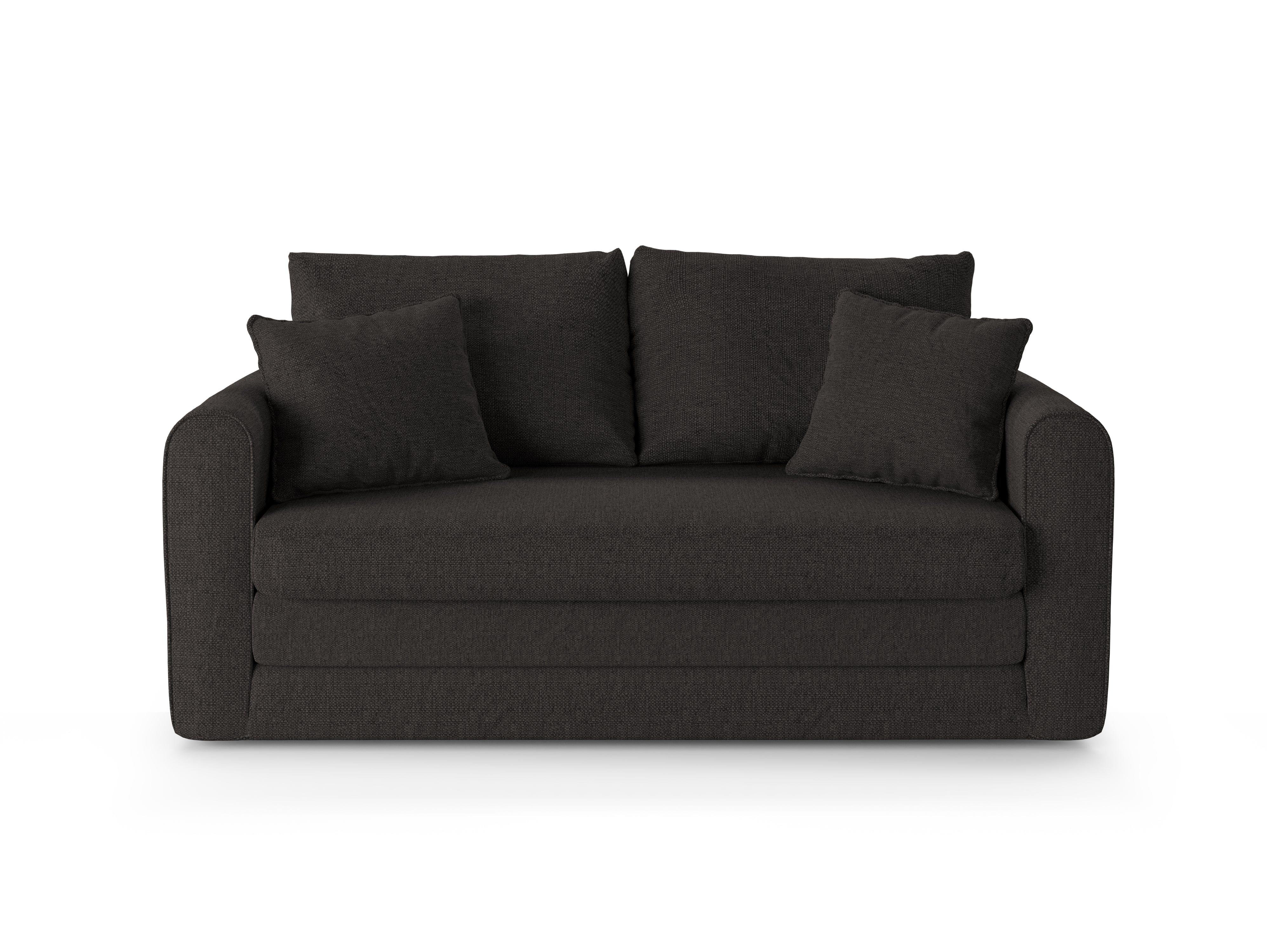 Sofa 2-osobowa z funkcją spania LIDO grafitowy Micadoni    Eye on Design