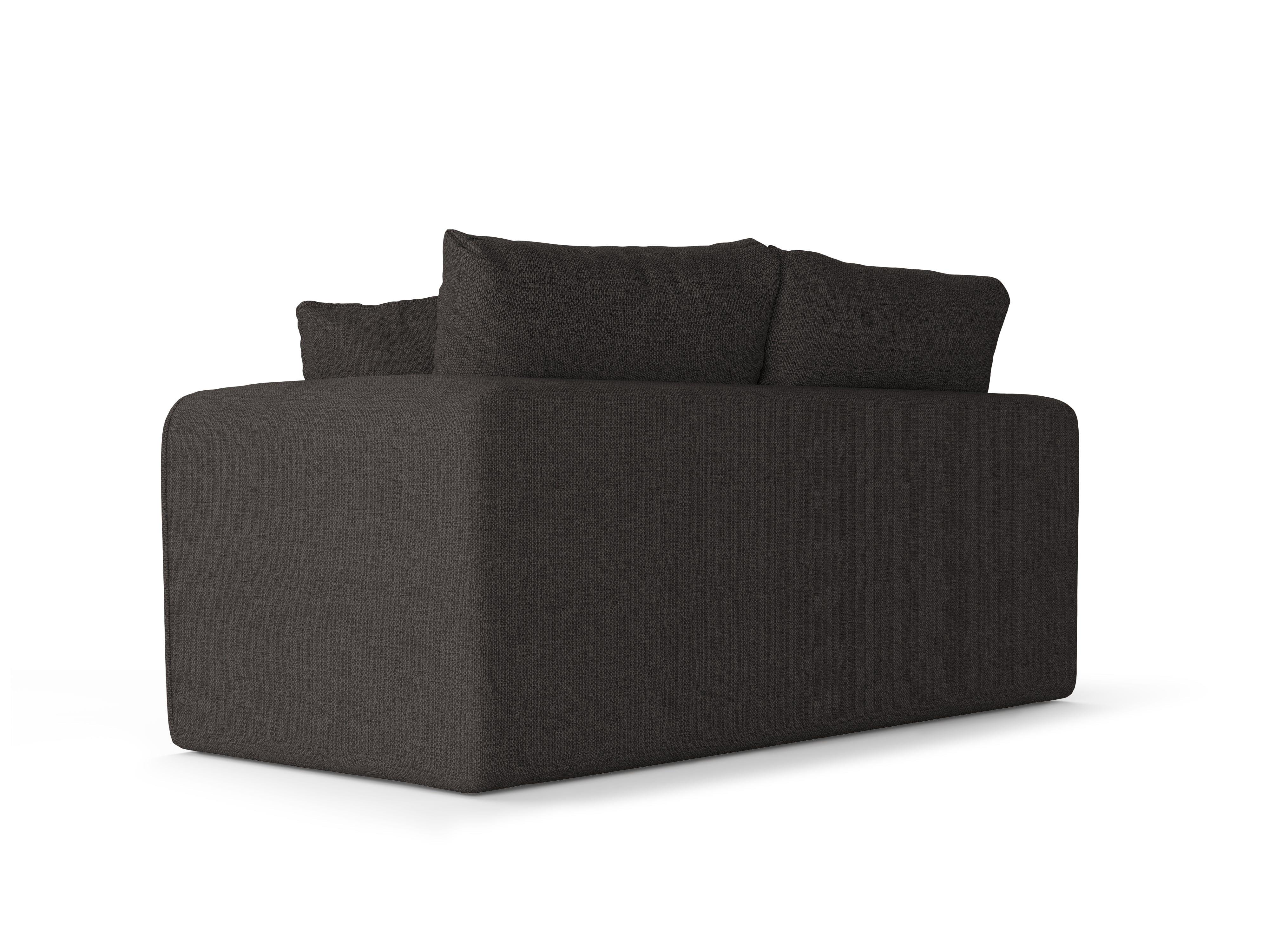 Sofa 2-osobowa z funkcją spania LIDO grafitowy Micadoni    Eye on Design
