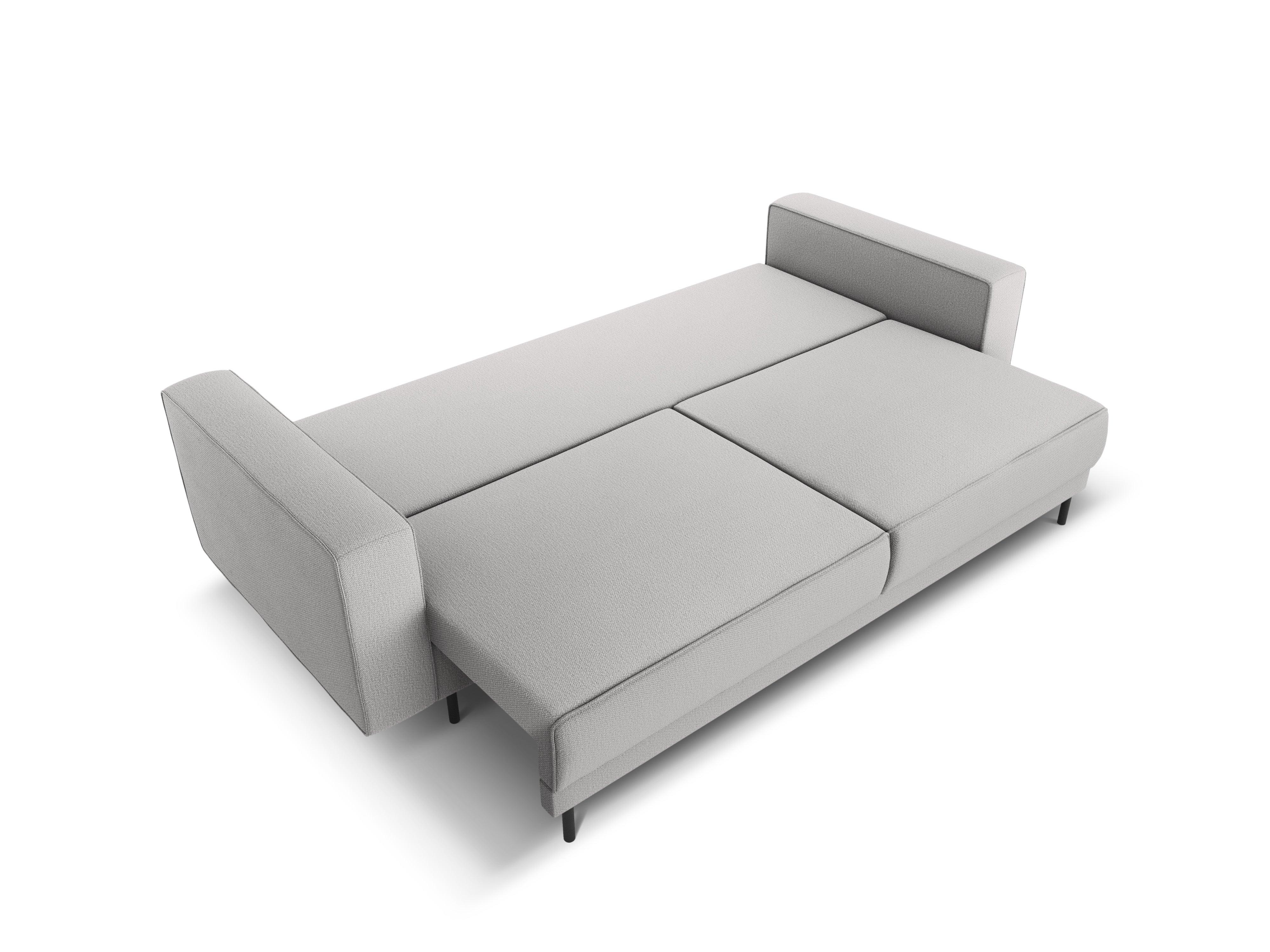 Sofa z funkcją spania CARO szary Micadoni    Eye on Design
