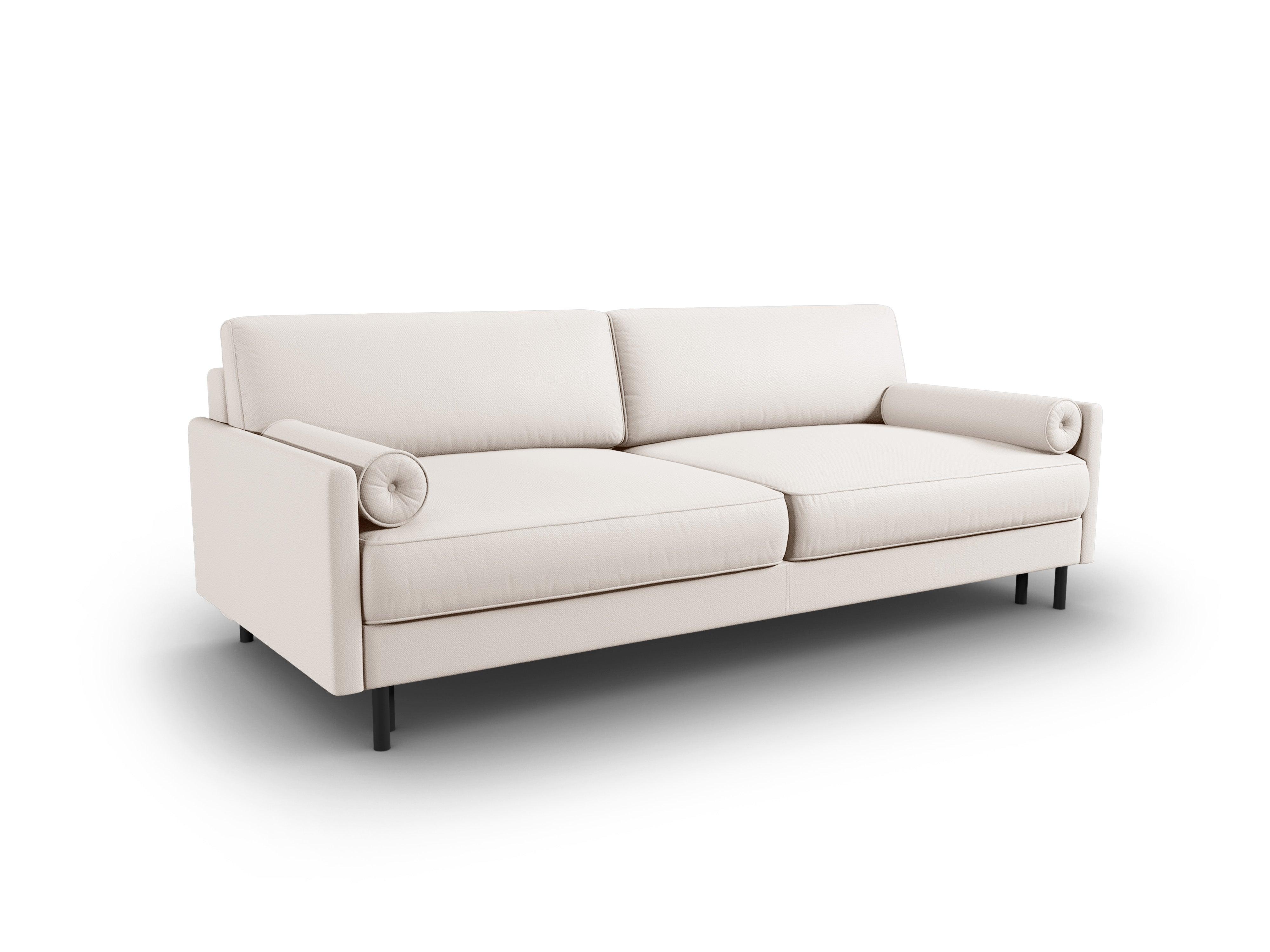 Sofa z funkcją spania SCOTT jasnobeżowy Micadoni    Eye on Design