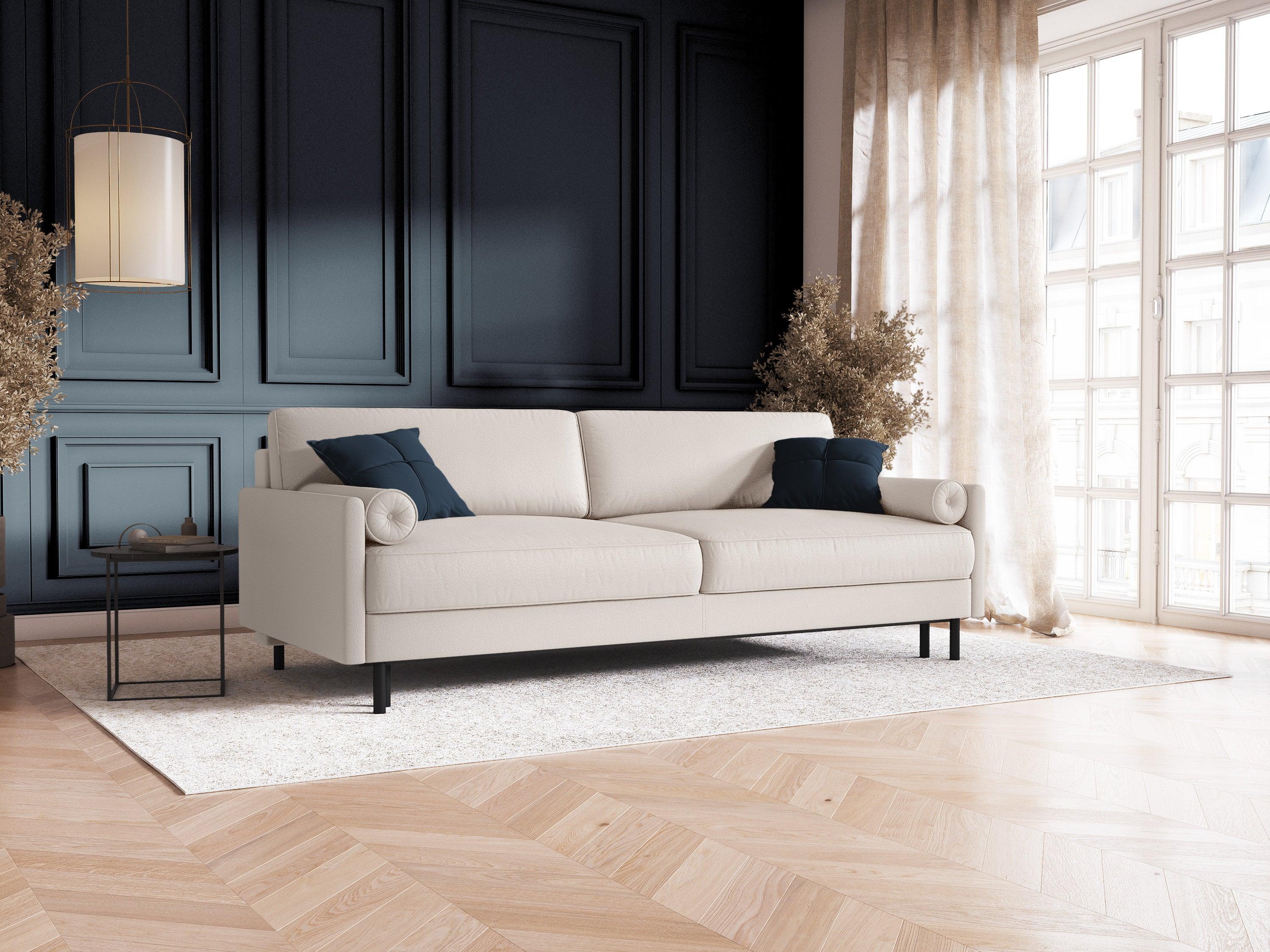 Sofa z funkcją spania SCOTT jasnobeżowy Micadoni    Eye on Design