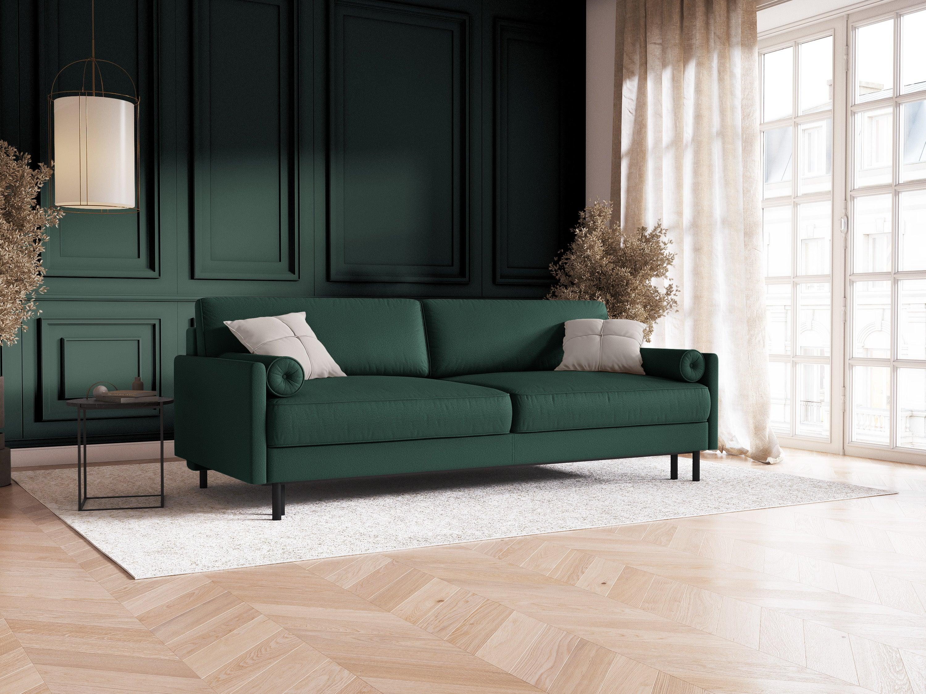 Sofa z funkcją spania SCOTT zielony Micadoni    Eye on Design