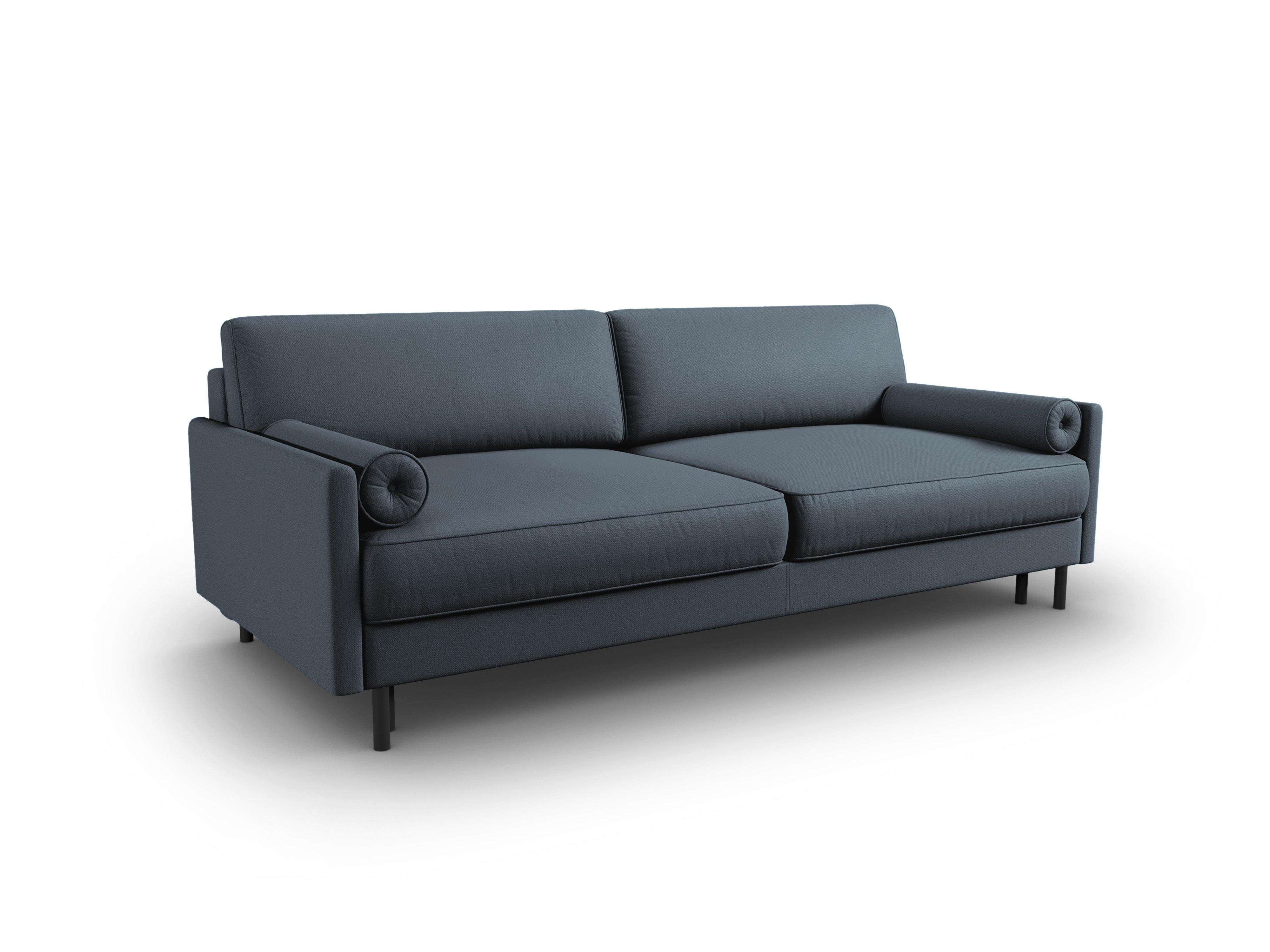 Sofa z funkcją spania SCOTT niebieski Micadoni    Eye on Design
