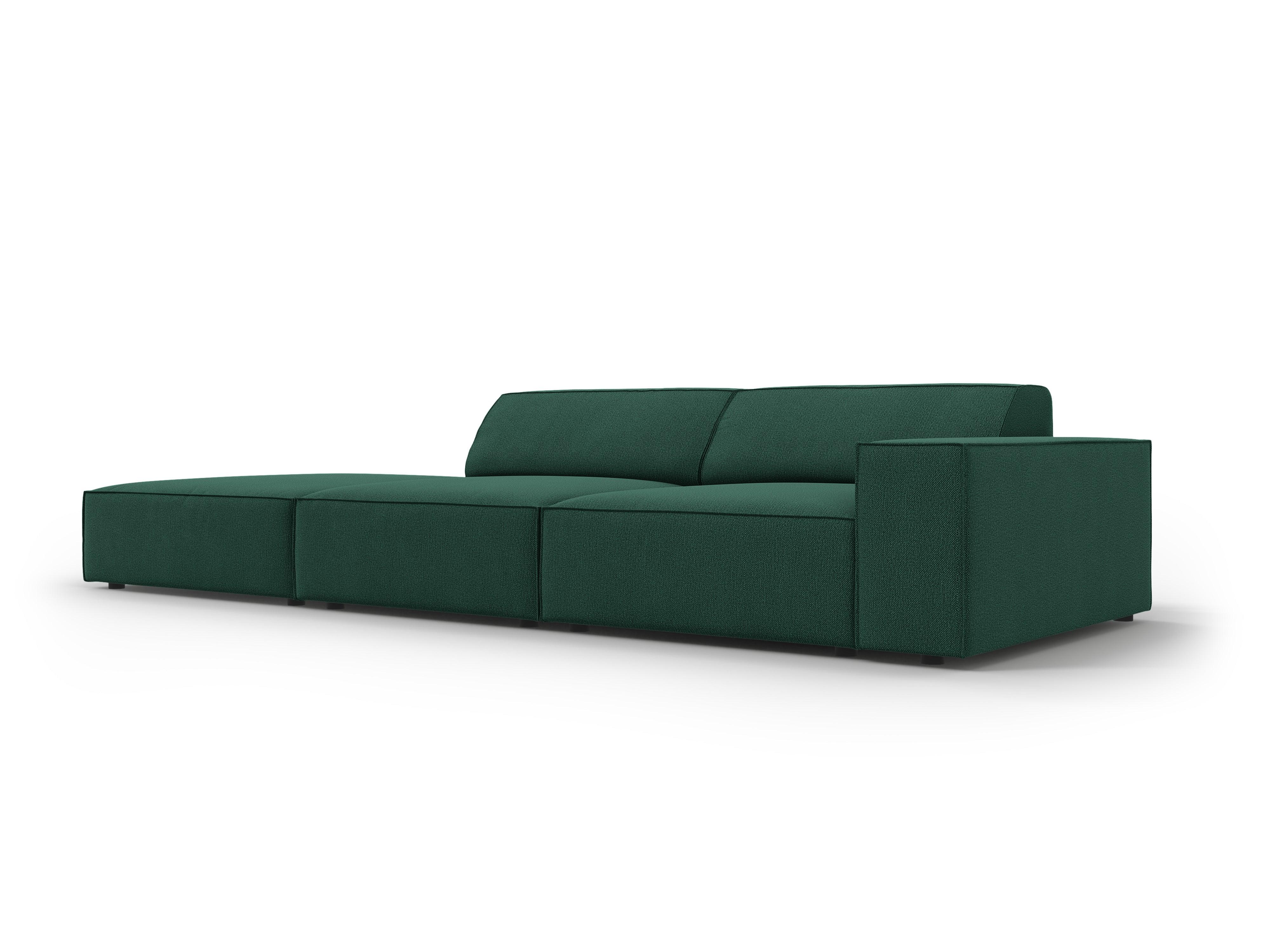 Sofa lewostronna 3-osobowa JODIE zielony Micadoni    Eye on Design