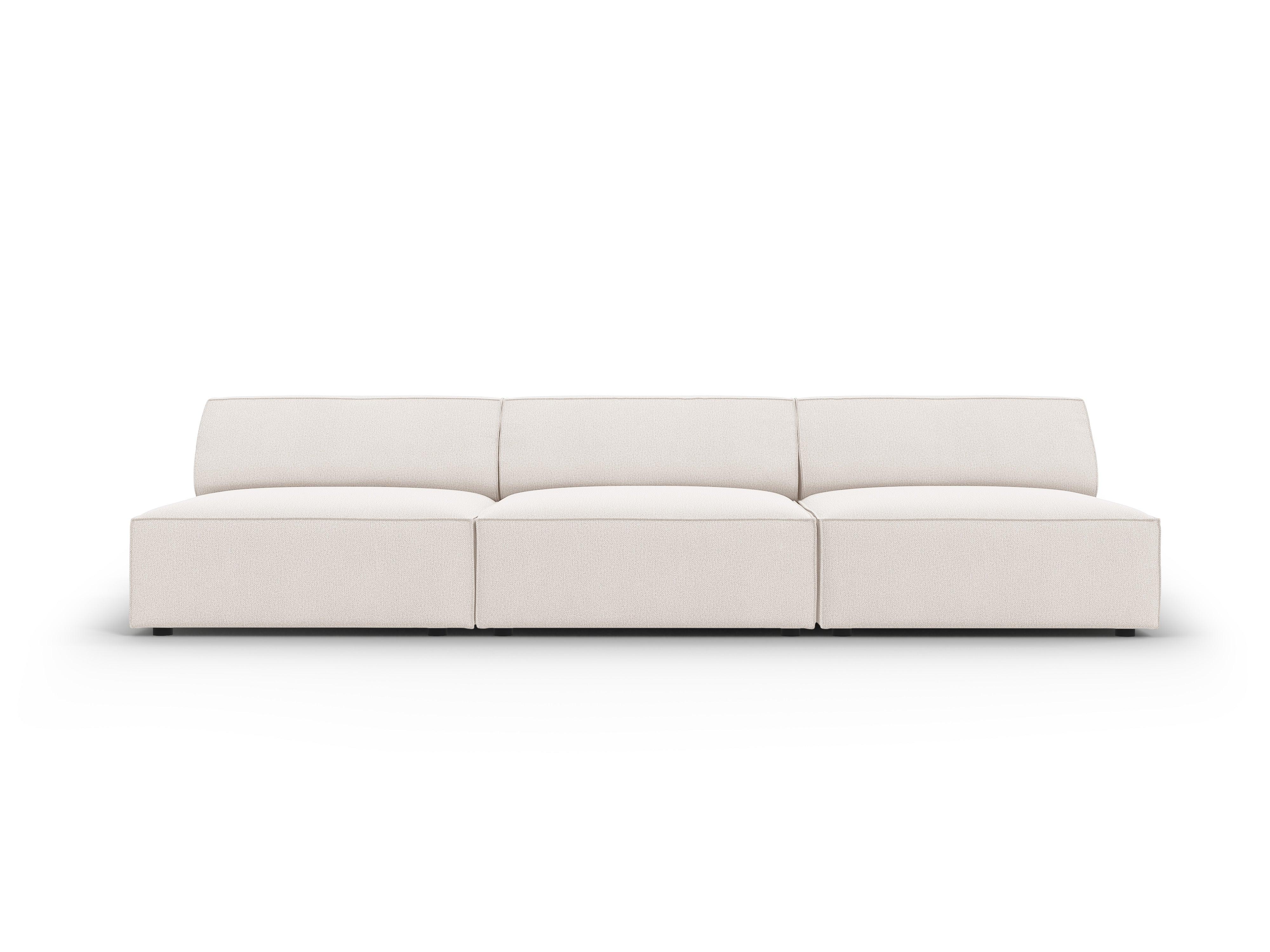 Sofa 3-osobowa otwarta JODIE jasnobeżowy Micadoni    Eye on Design