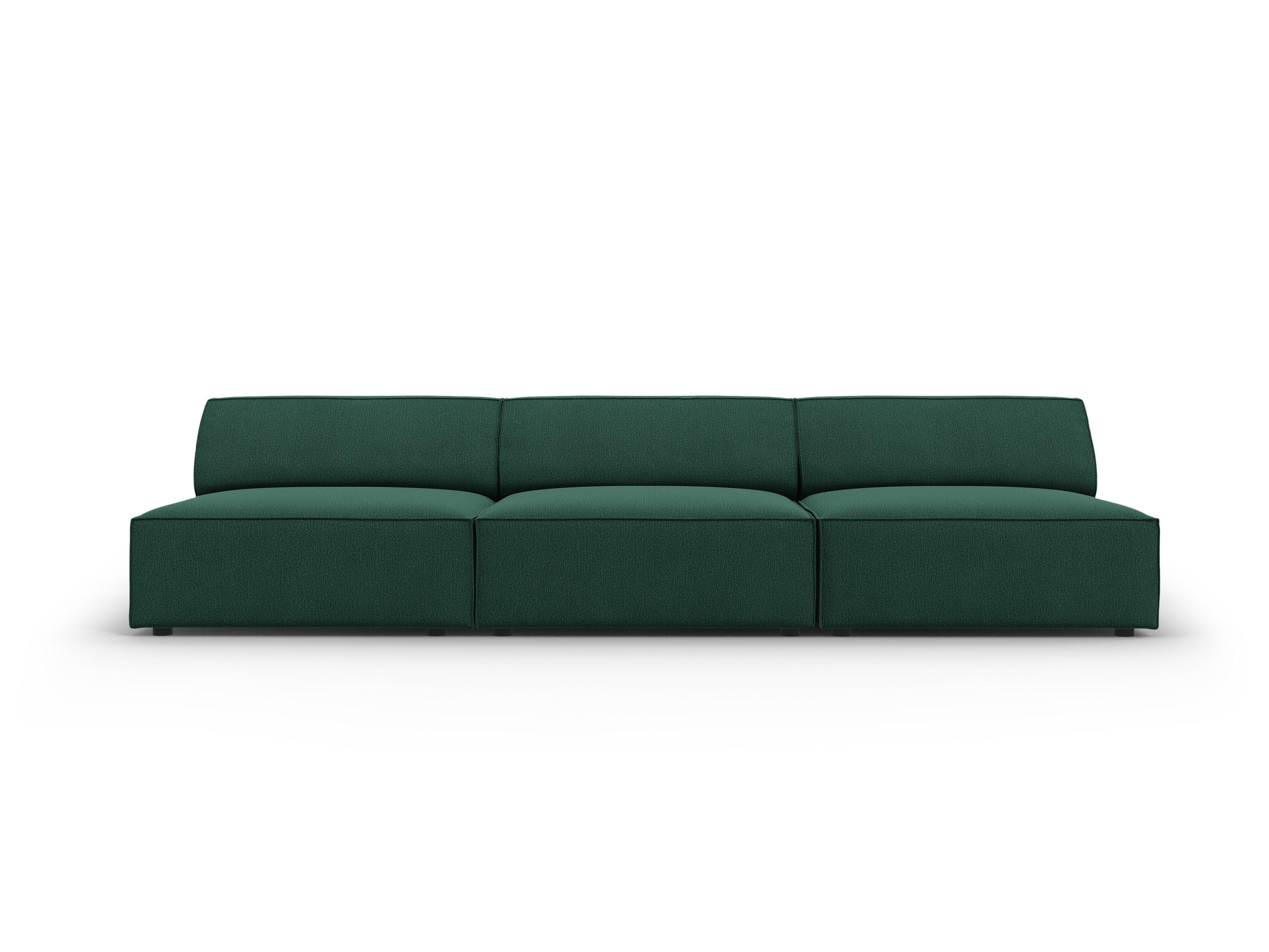 Sofa 3-osobowa otwarta JODIE zielony Micadoni    Eye on Design