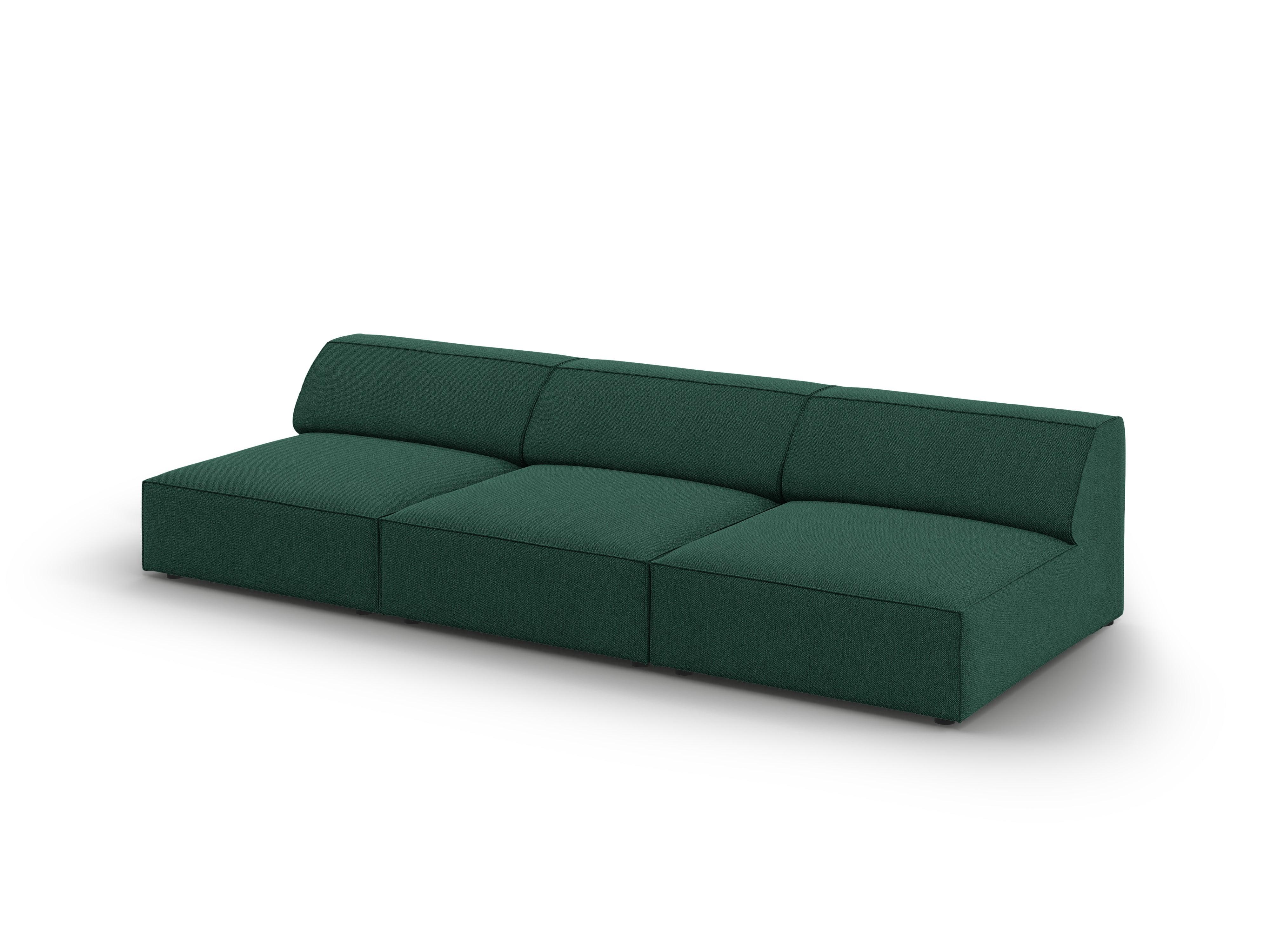 Sofa 3-osobowa otwarta JODIE zielony Micadoni    Eye on Design