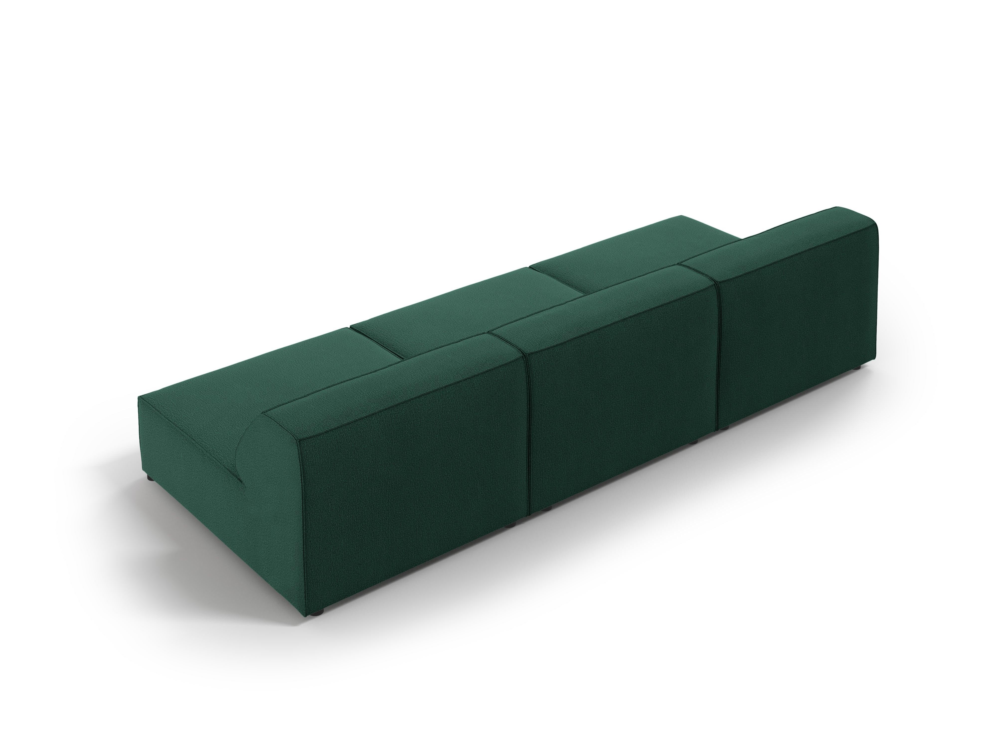 Sofa 3-osobowa otwarta JODIE zielony Micadoni    Eye on Design