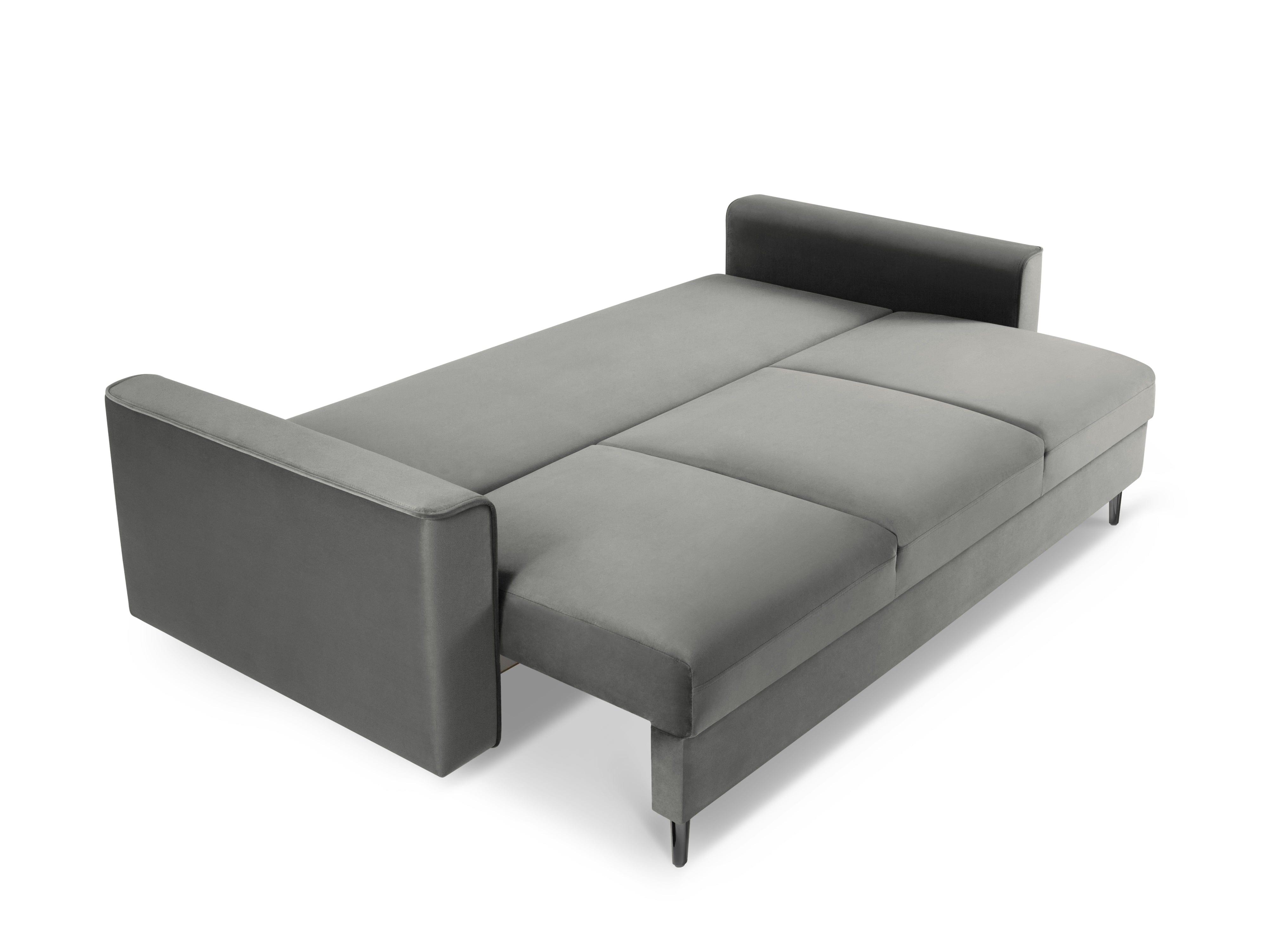 Folding velvet sofa