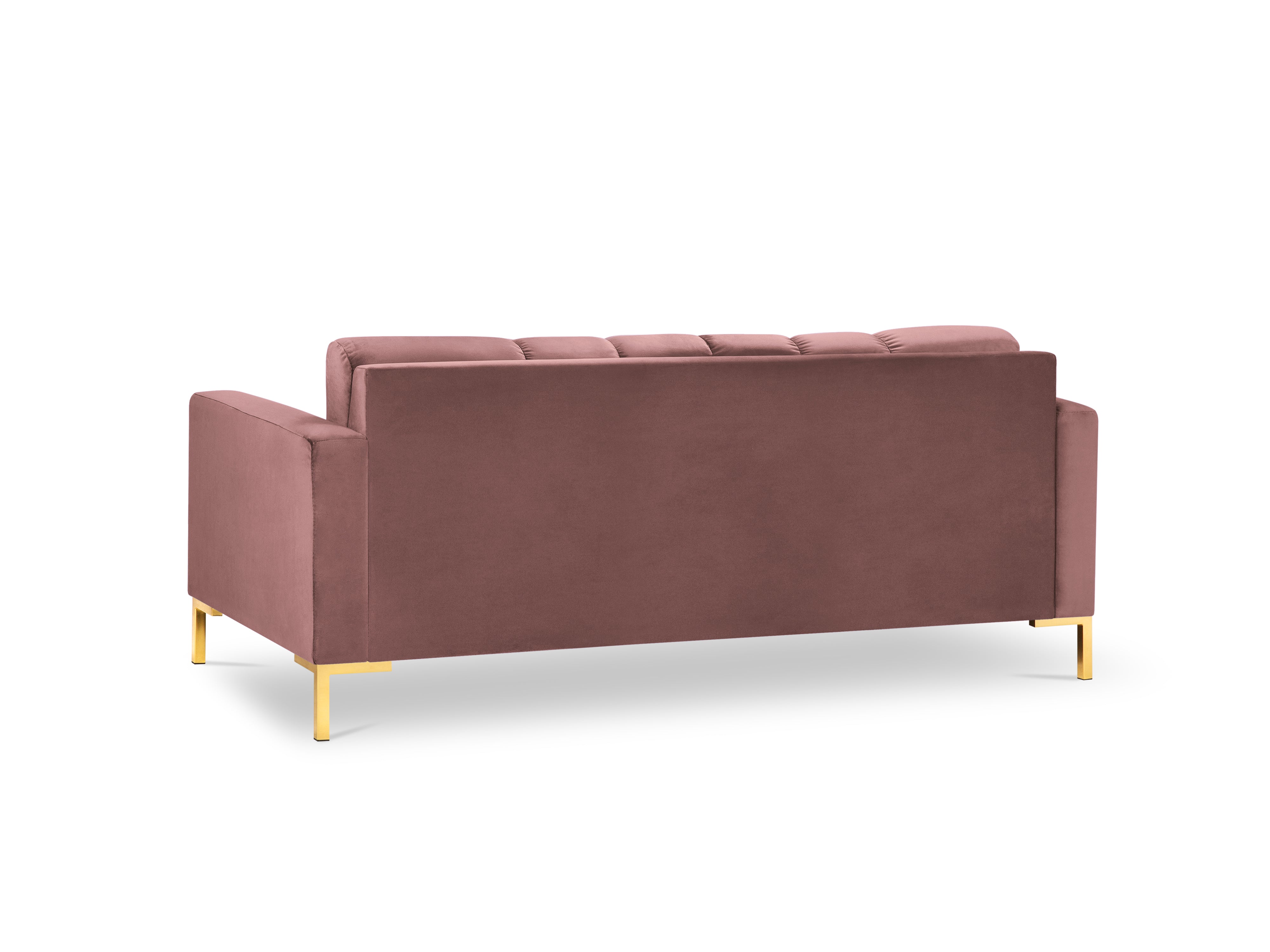 sofa with pink armrests