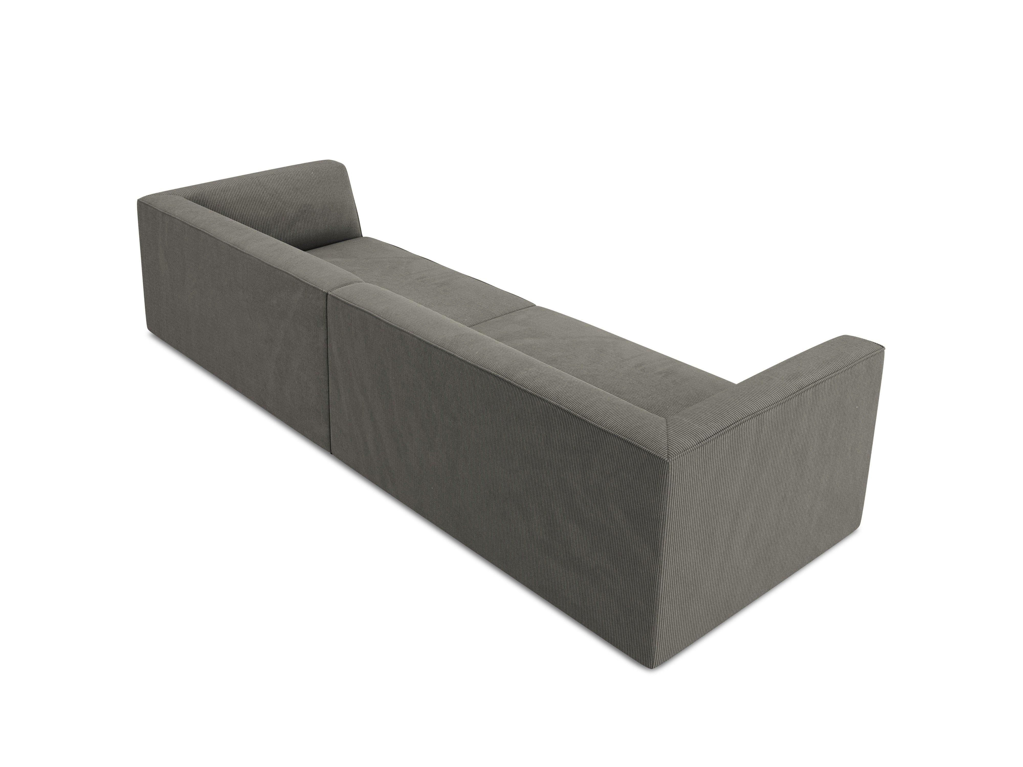 Sofa sztruksowa RUBY jasnoszary Micadoni    Eye on Design