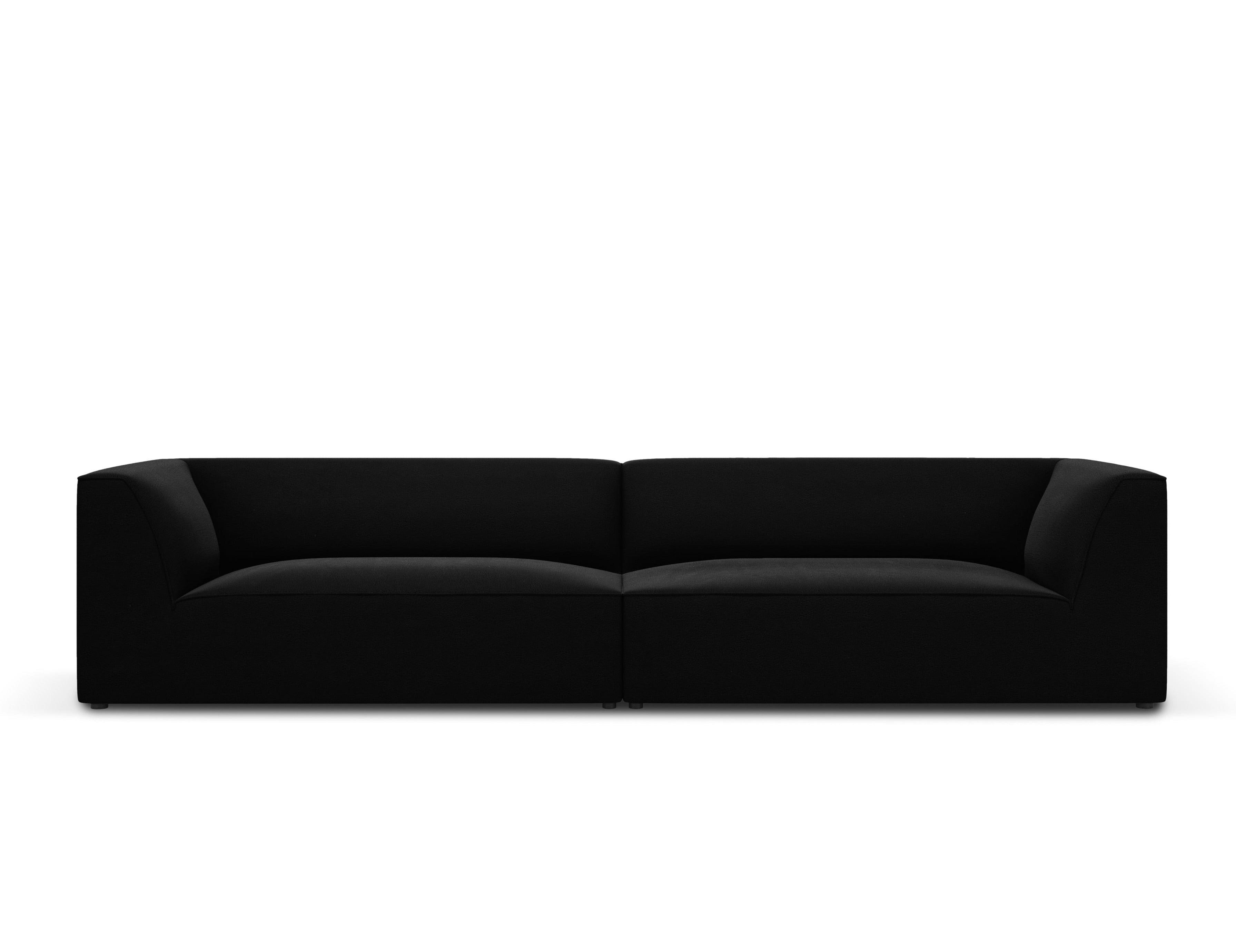 Sofa aksamitna RUBY czarny Micadoni    Eye on Design